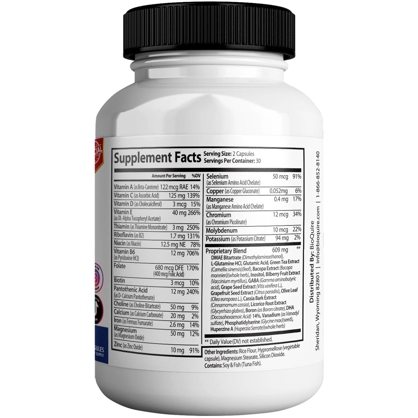 BIOQUIRE Brain Savior Max Memory Supplement 60 Capsules
