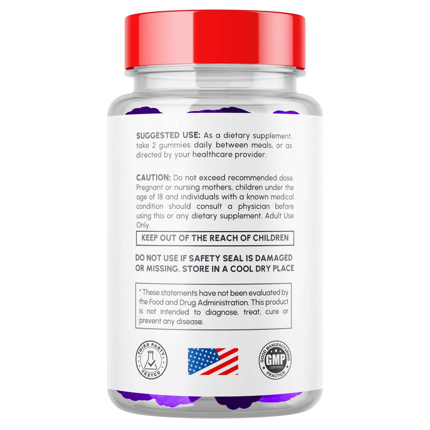 MJO Vital Pump XL Gummies 60 Count