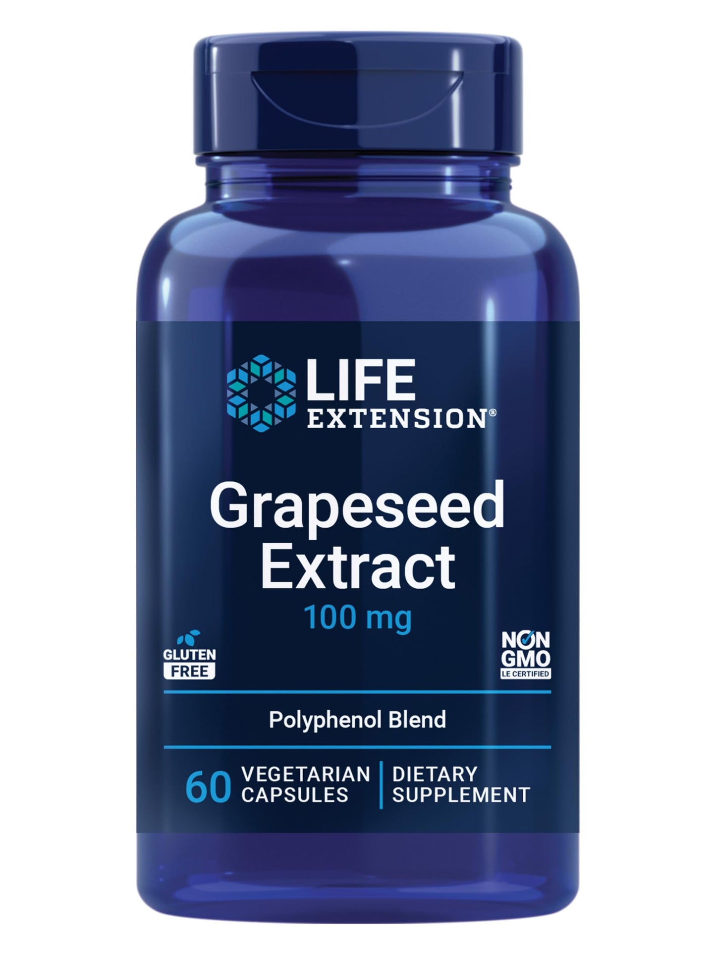 Life Extension Grapeseed Extract Capsule, 60 Capsules