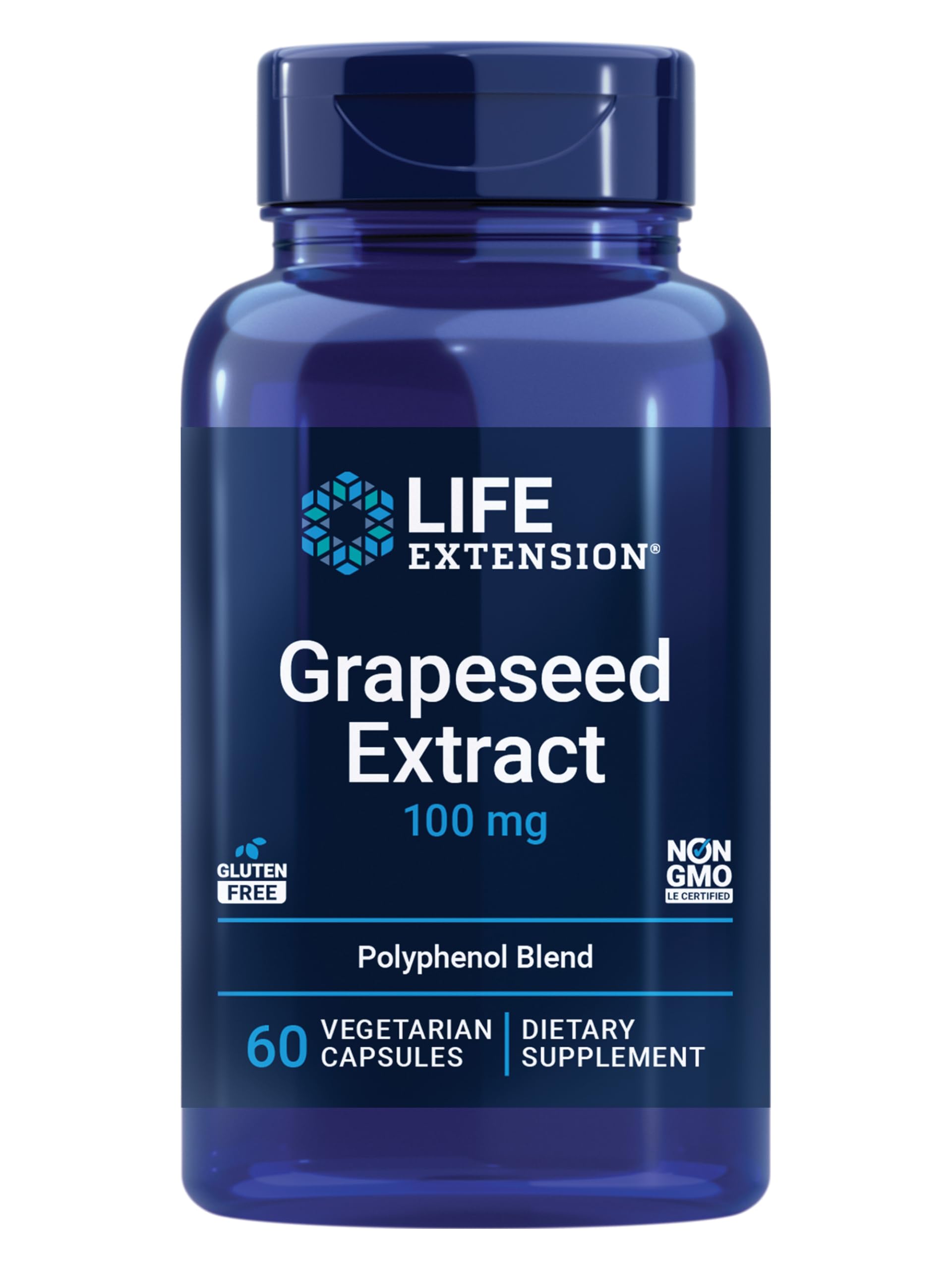 Life Extension Grapeseed Extract Capsule, 60 Capsules
