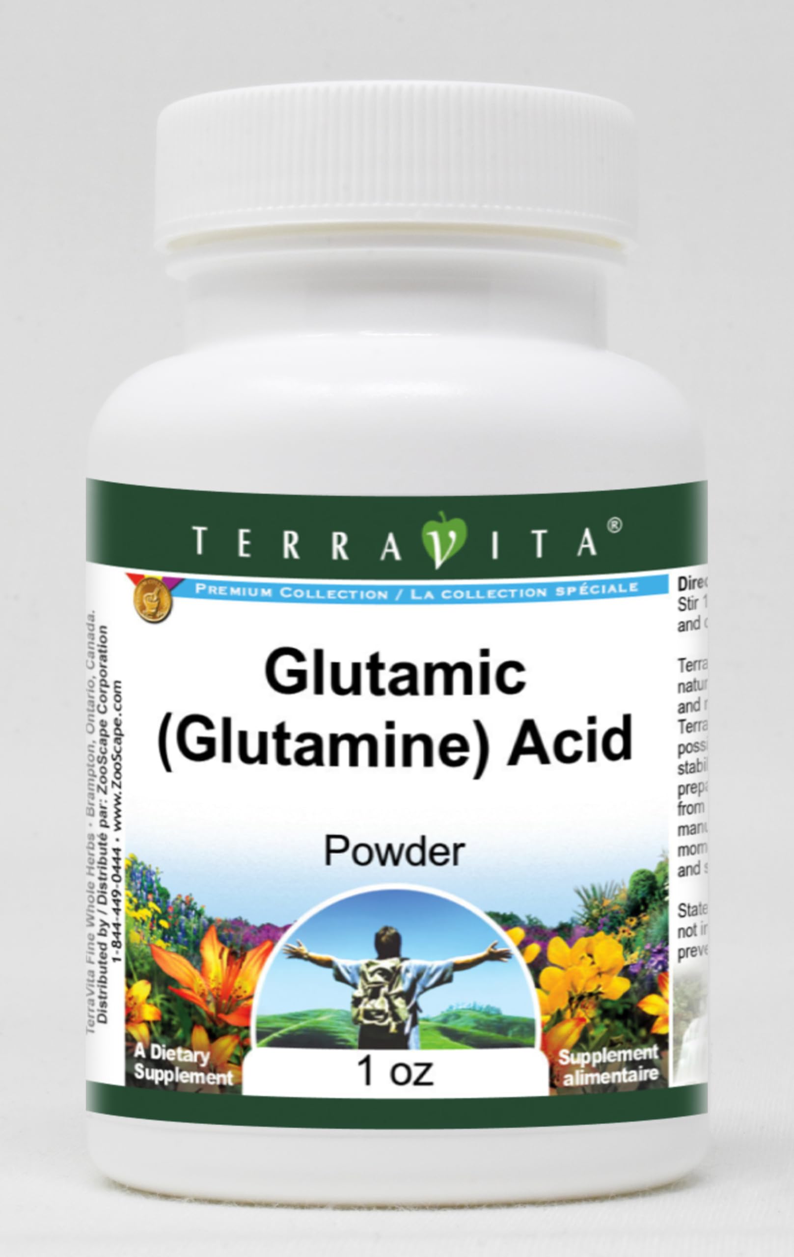 Terravita L-Glutamine Powder, 1 oz, 1 Count