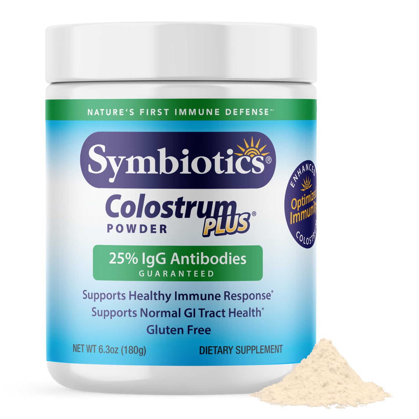 Symbiotics Colostrum Plus Powder 6.3 oz