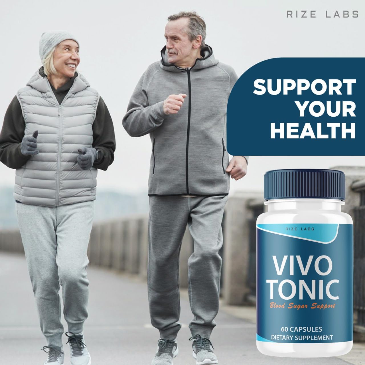 Rize Labs Vivo Tonic Dietary Supplement Capsule 60 Count