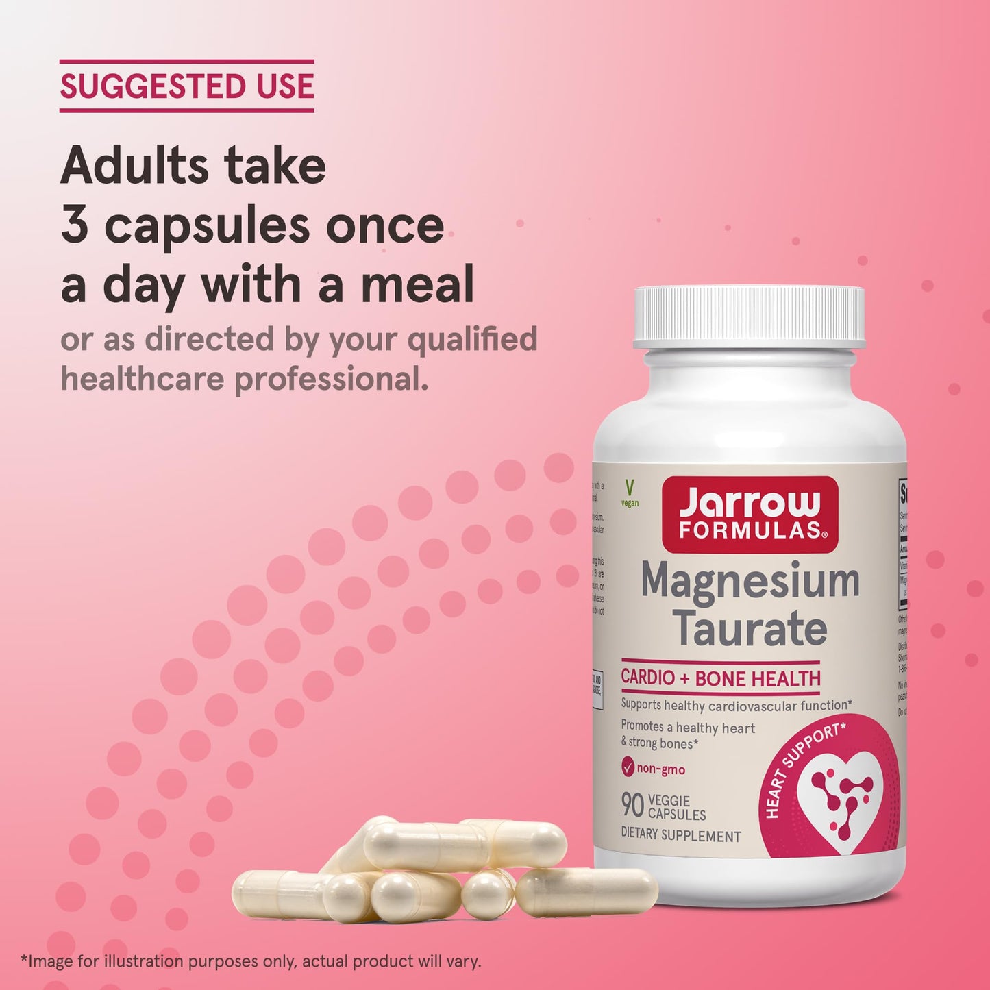 Jarrow Formulas Magnesium Taurate Capsule 90 Count