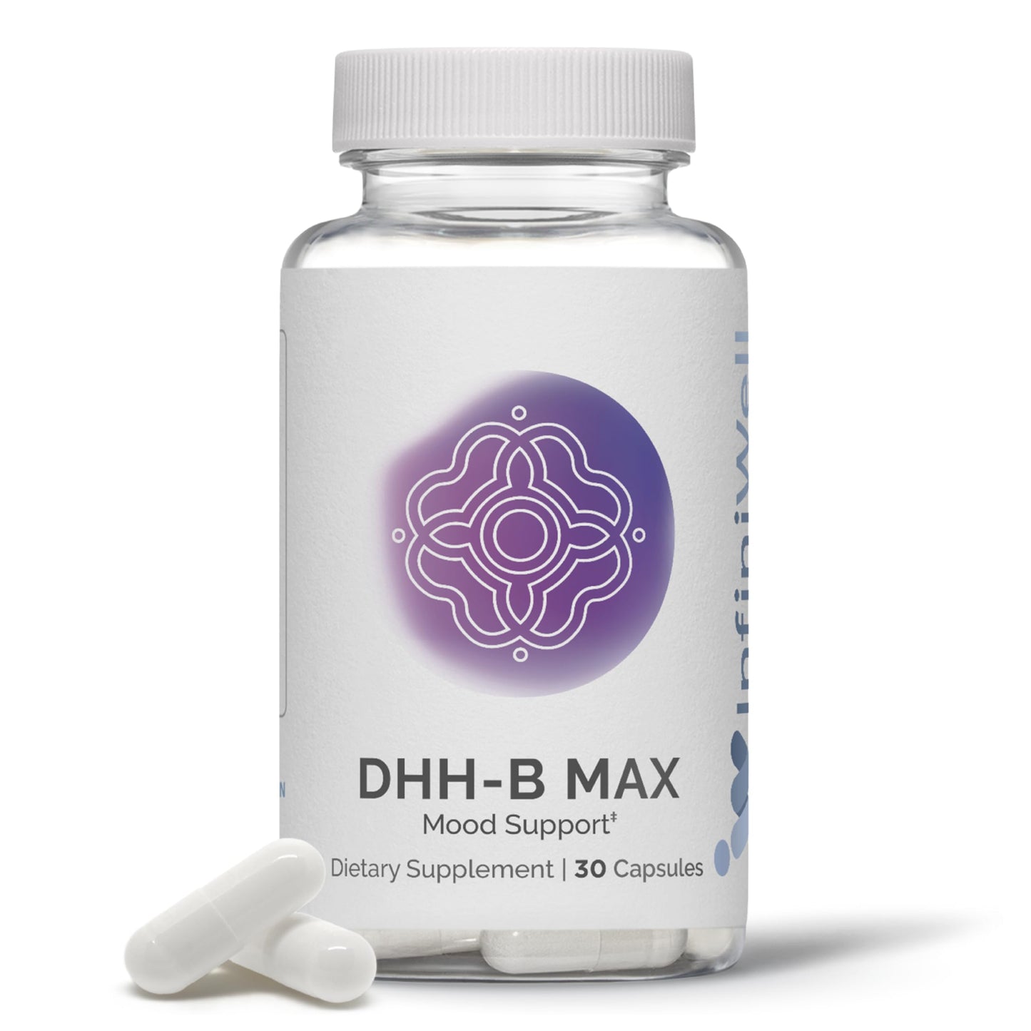 InfiniWell DHH-B Max 15mg DHH-B Mood Support Capsule, 30 Count