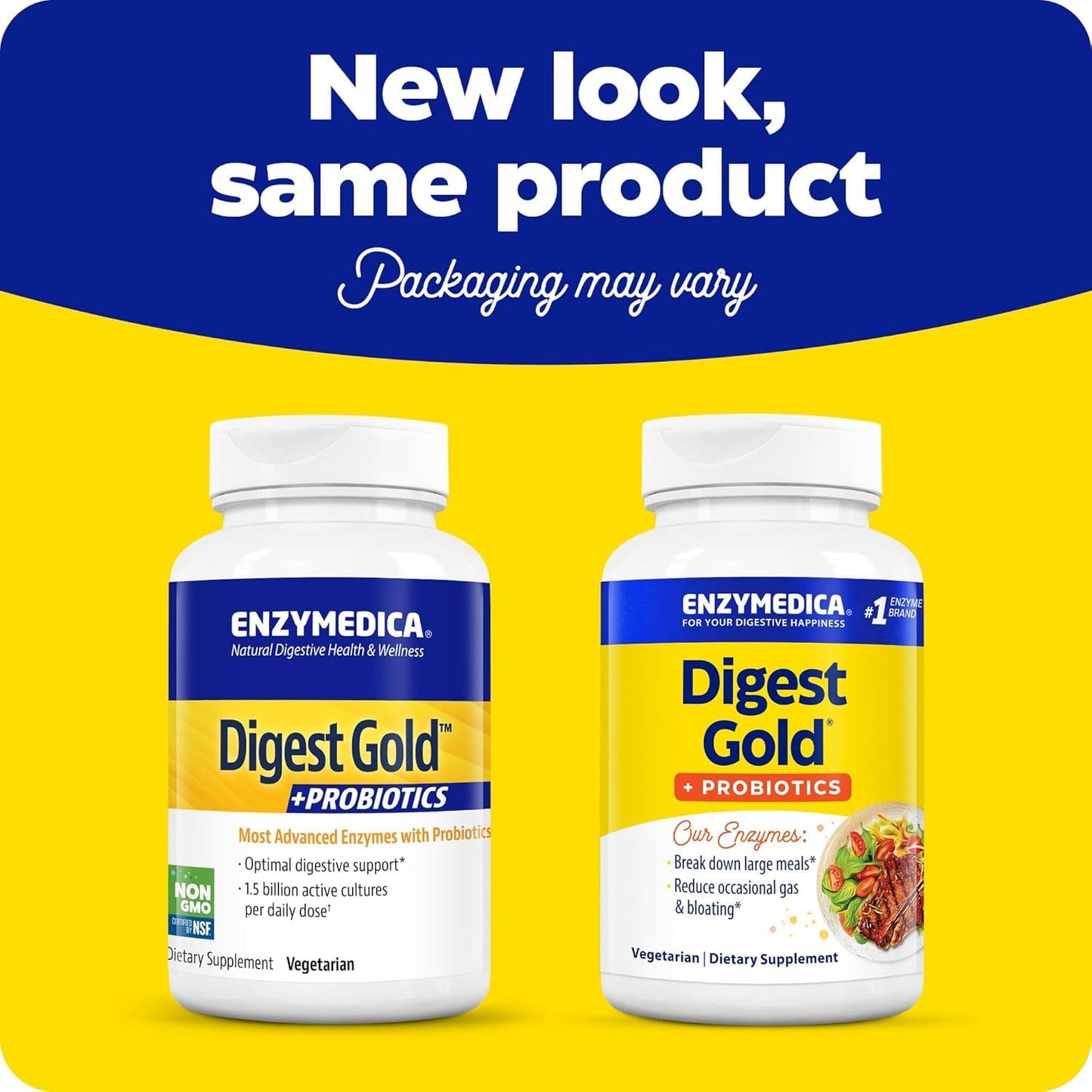 Enzymedica Digest Gold + Probiotics Capsule, 45 Count
