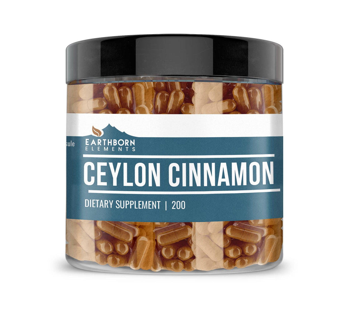 Earthborn Elements Cayenne Pepper, Ceylon Cinnamon & Ginger Root Bundle, 3 x 200 Capsules