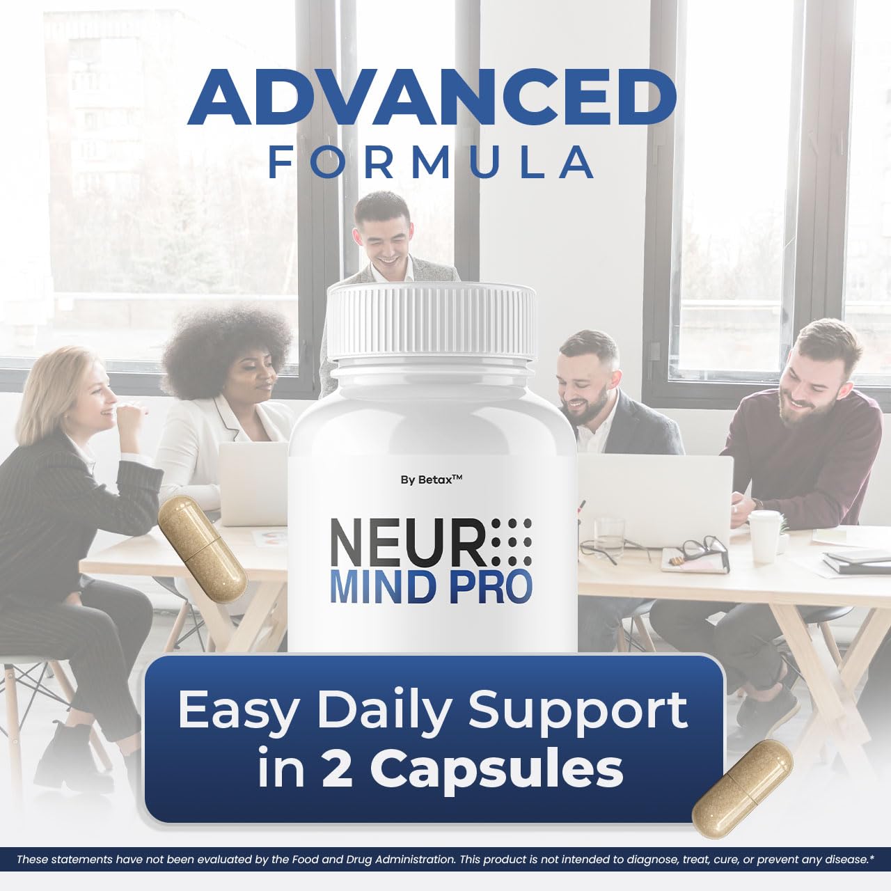 BetaX Neuro Mind Pro Capsules, 60 Count