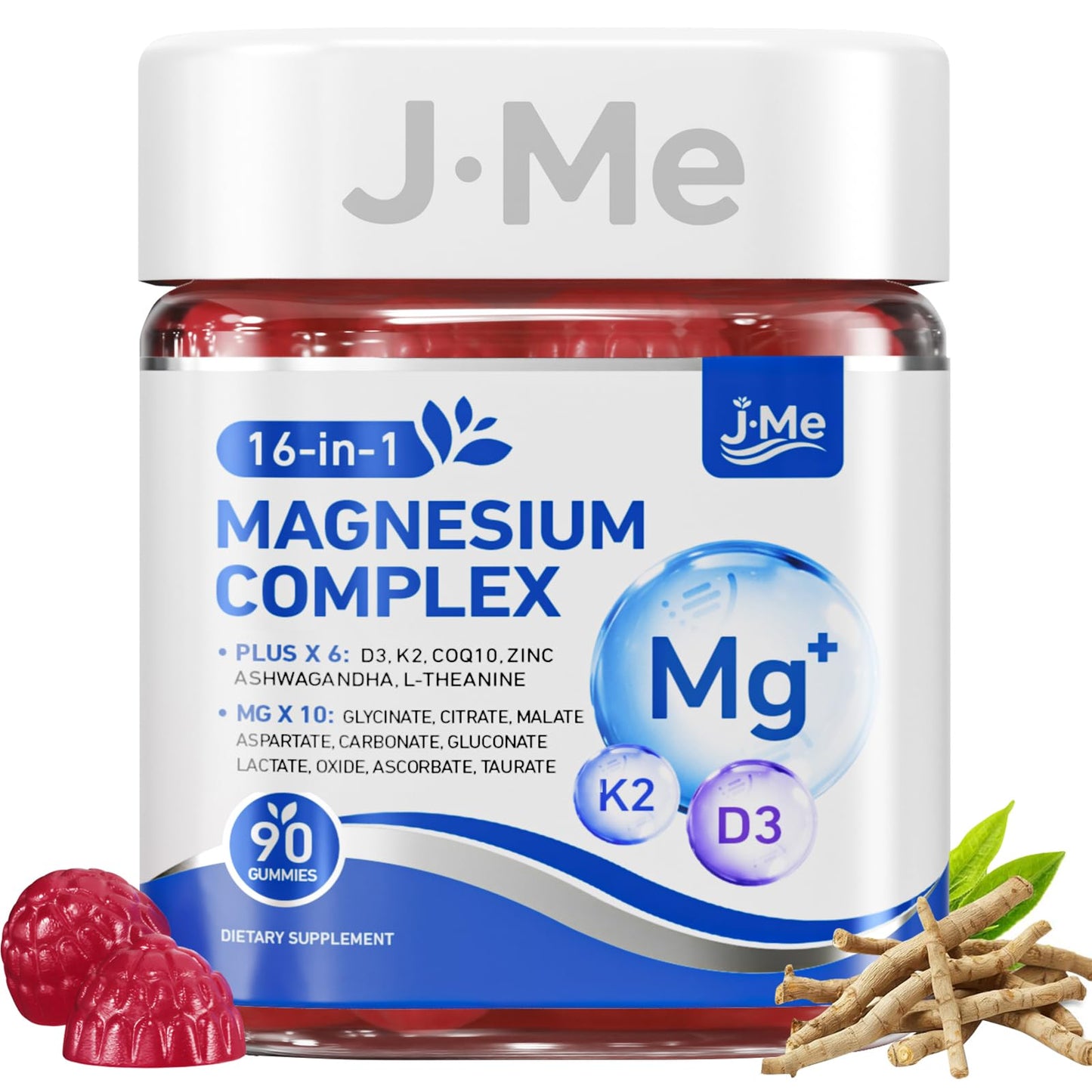 JME Sleep & Restore Magnesium Complex Gummies, 90 Gummies