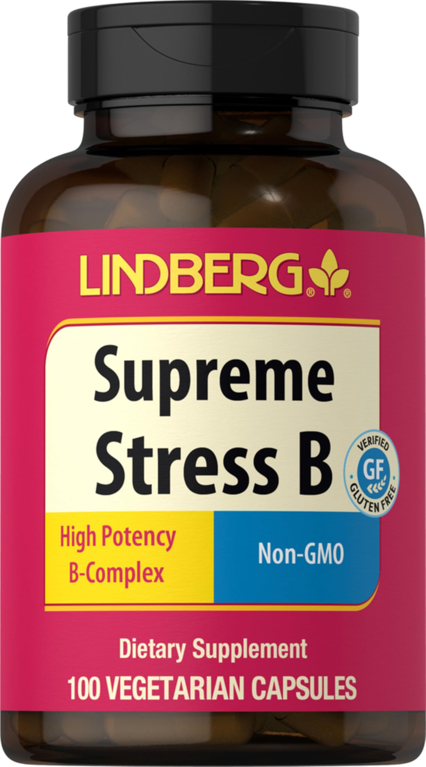 Lindberg Supreme Stress B Complex Vitamins Capsules 100