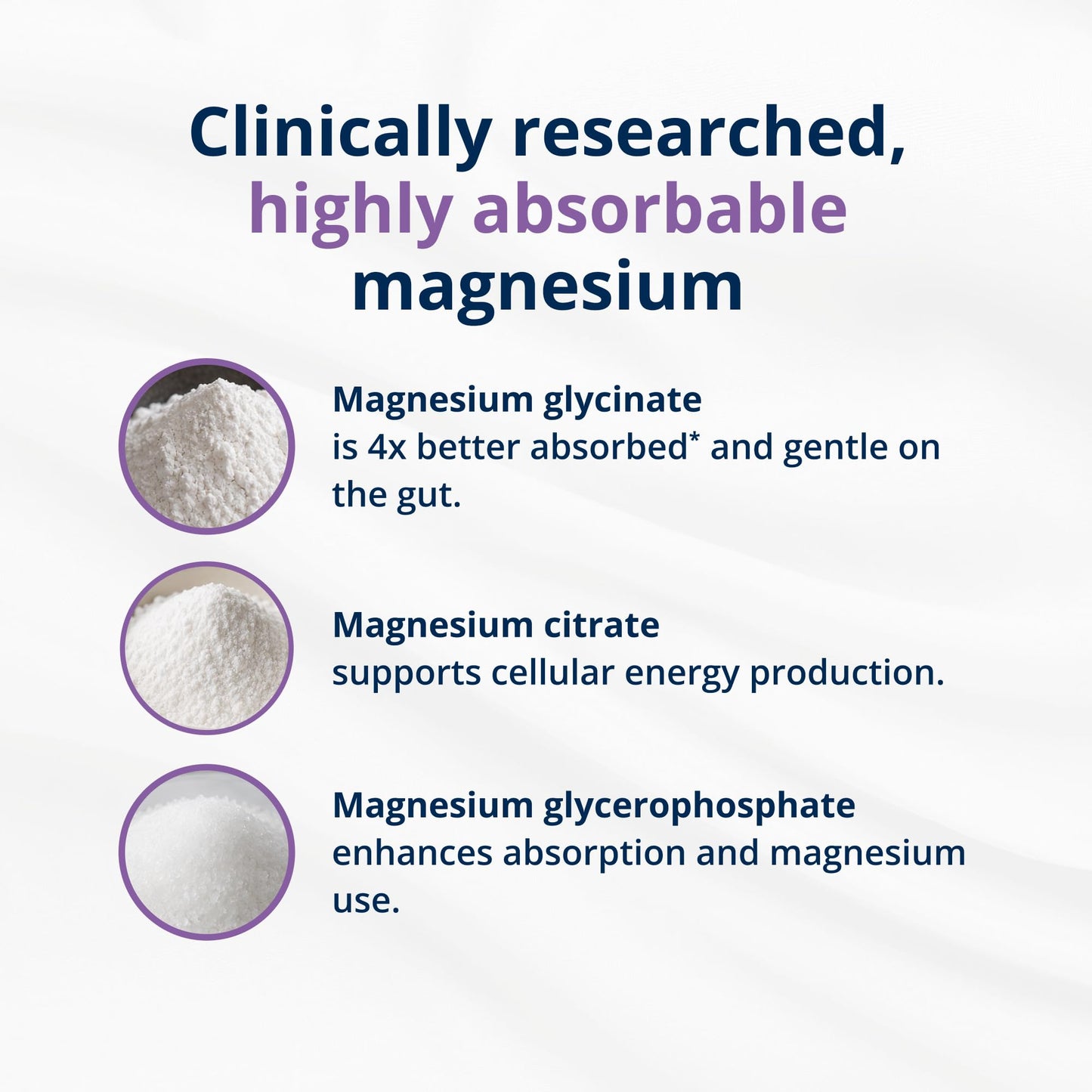 Metagenics MagActive Magnesium Glycinate 3-in-1 Chew Gummies, 60