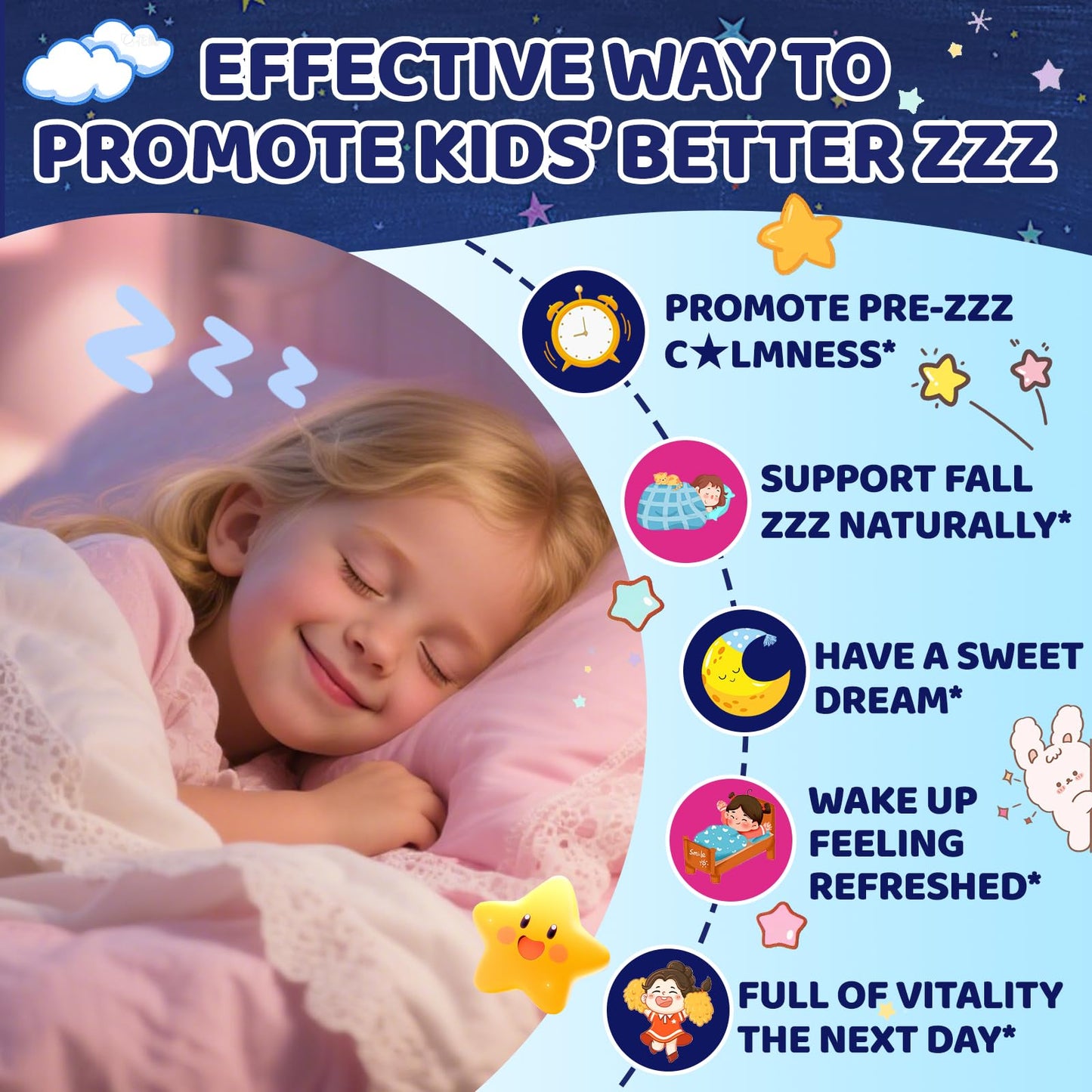 Fajeckma Melatonin Gummies for Kids 120 Count