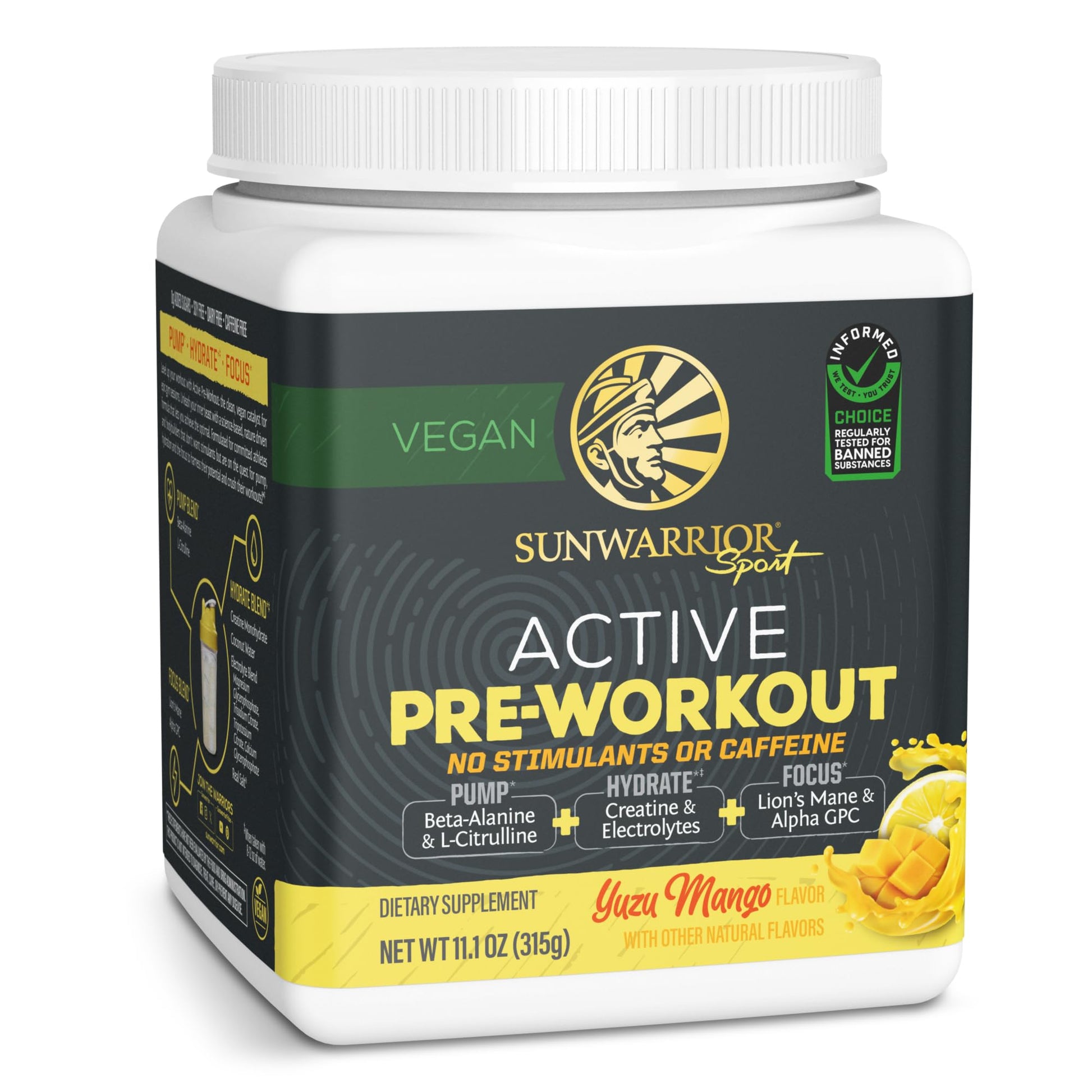 Sunwarrior Pre Workout Powder 11.13