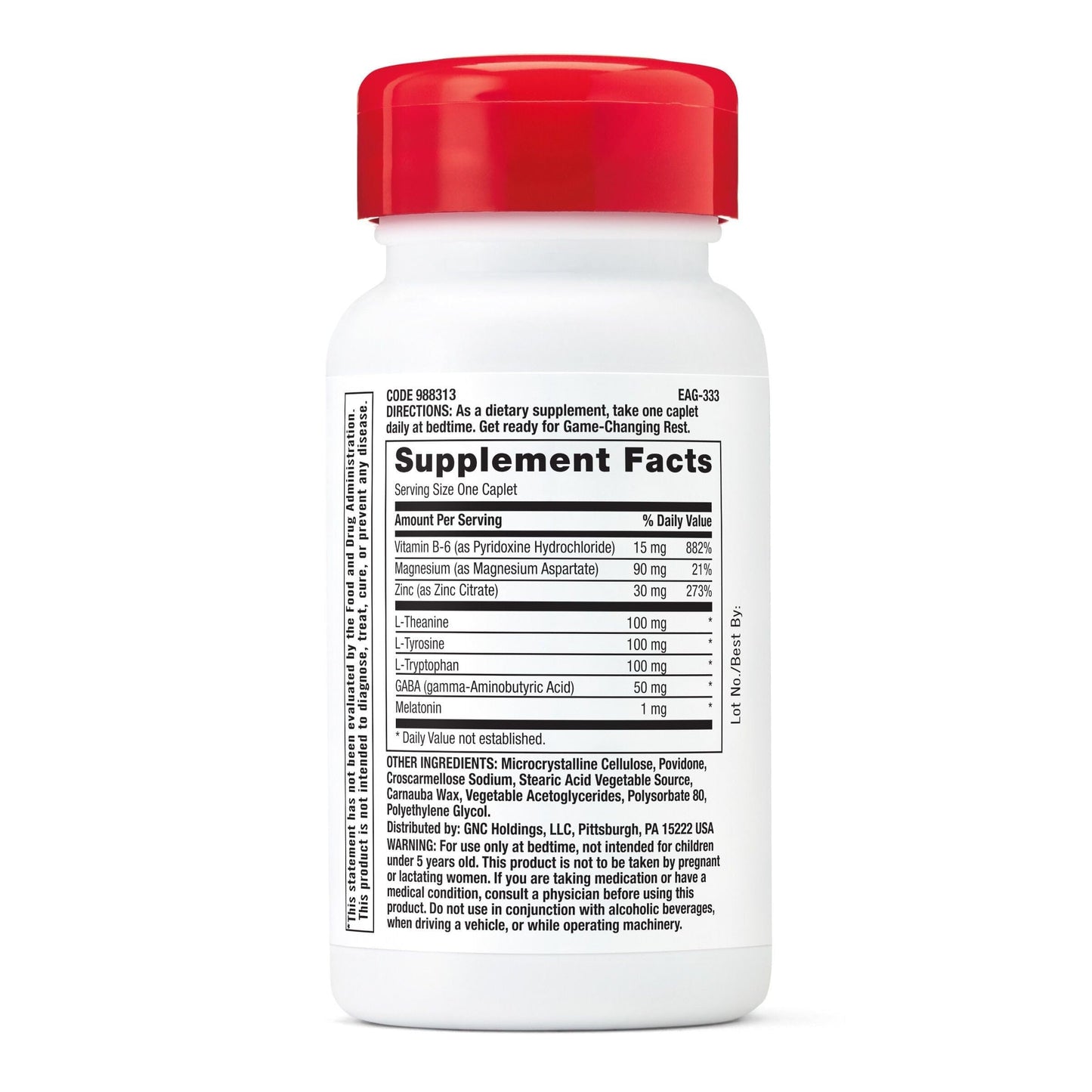 GNC Pro Performance Zinc Magnesium Tablets, 60 Count