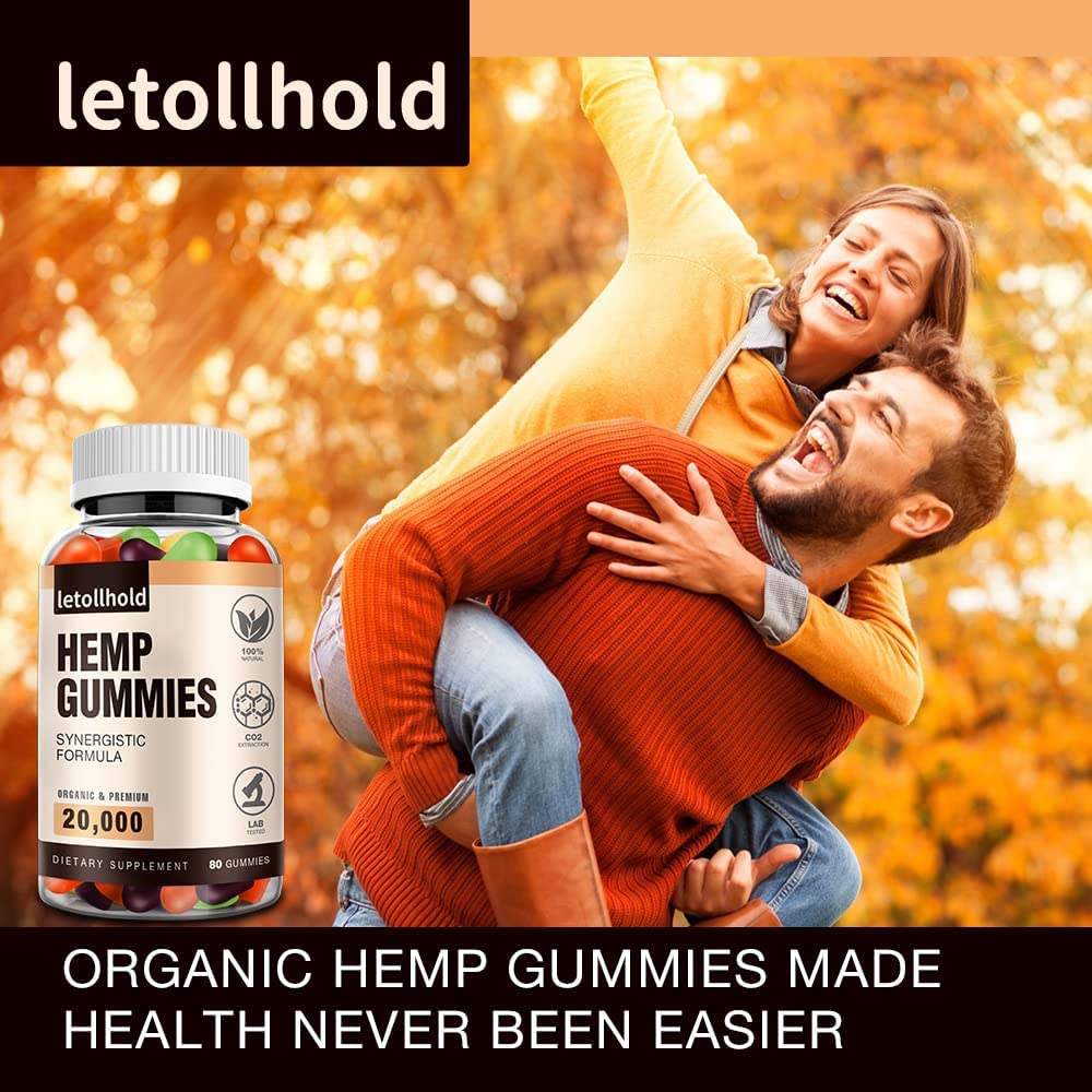 Letollhold Hemp Gummies Edibles Banana-Avocado Gummy, 400 Count
