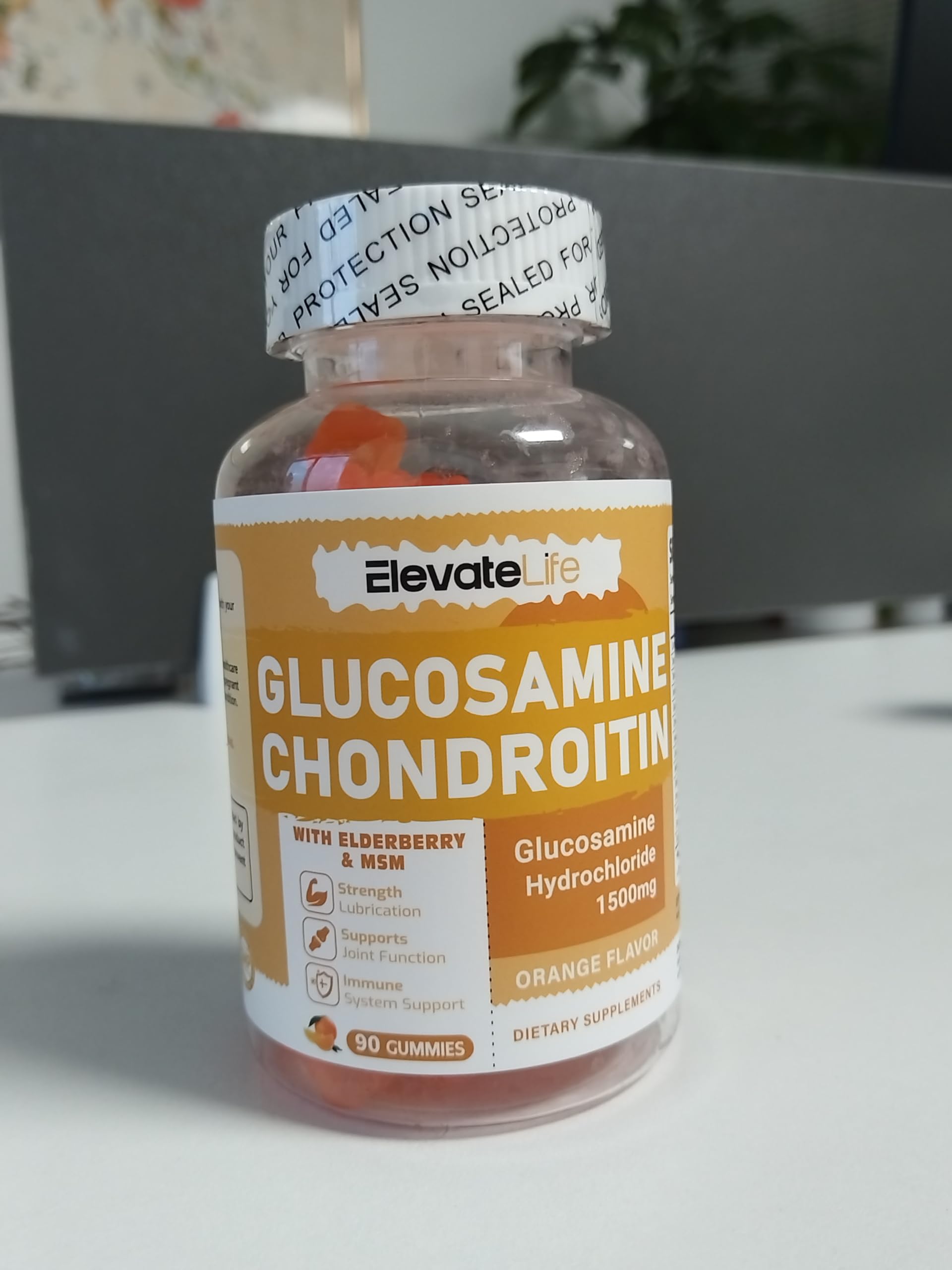 ElevateLife Glucosamine Chondroitin Gummies 90 Count