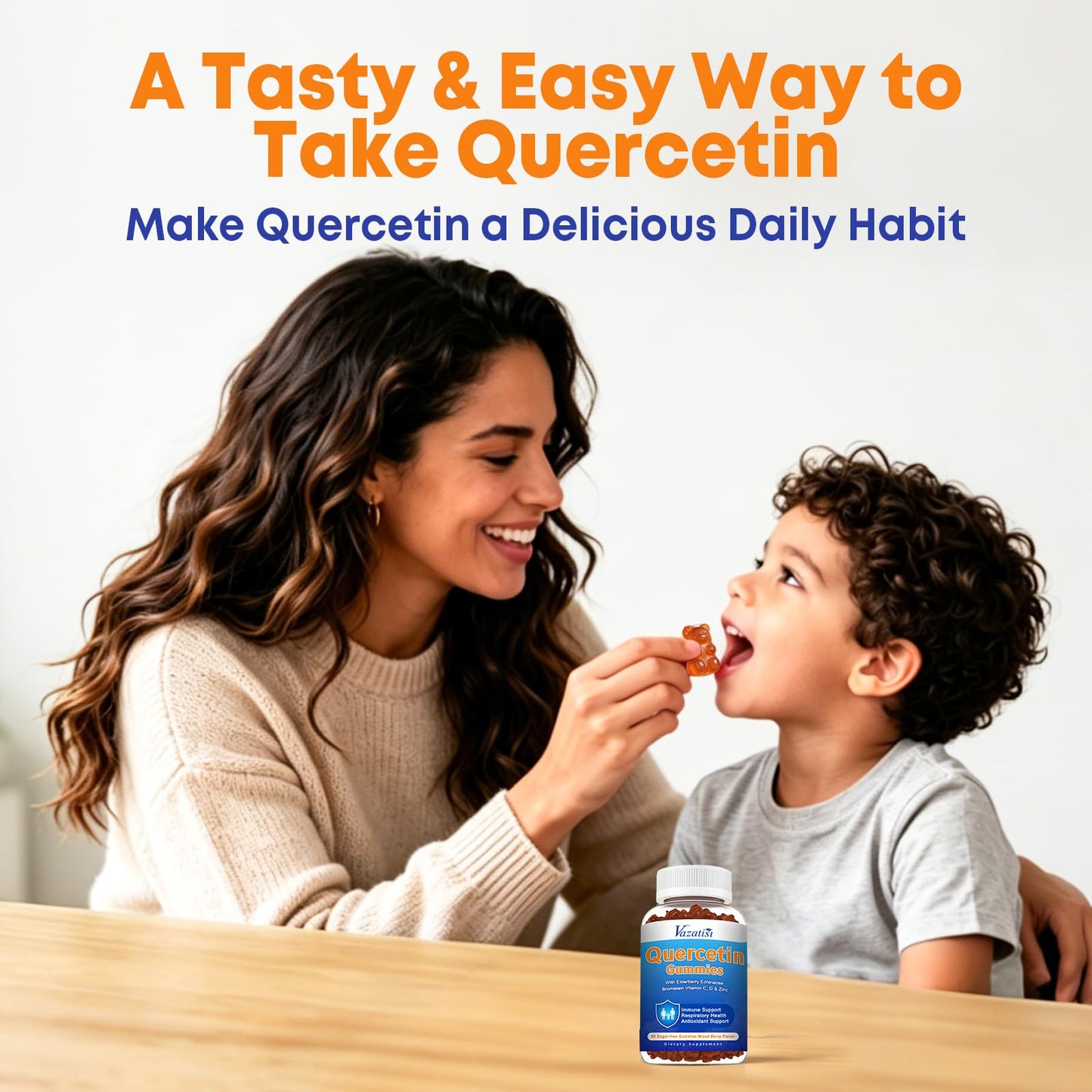 Vazatisi Quercetin with Bromelain Gummies, 60 Count