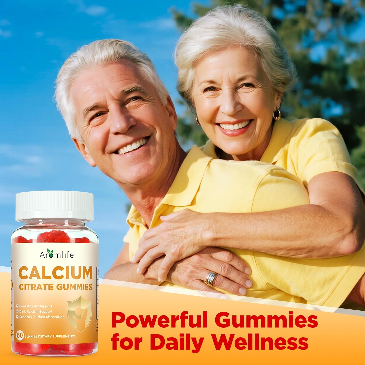 Aromlife Calcium Citrate Gummies 60 Count