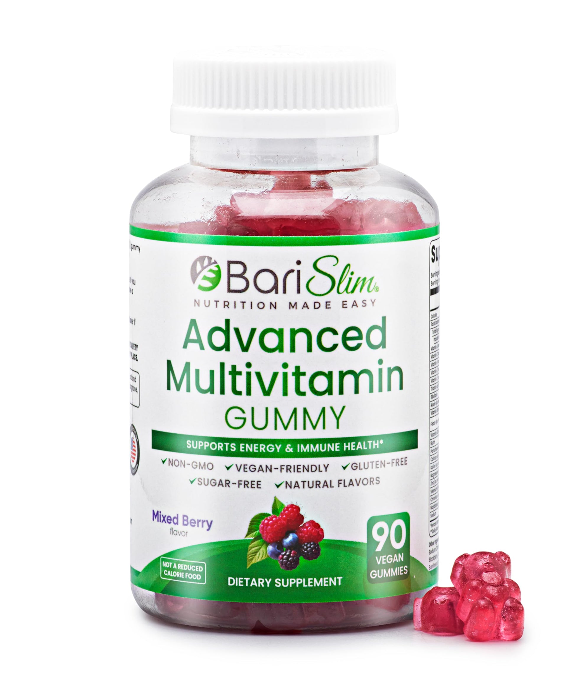 BariSlim Advanced Bariatric Multivitamin 90 Gummies