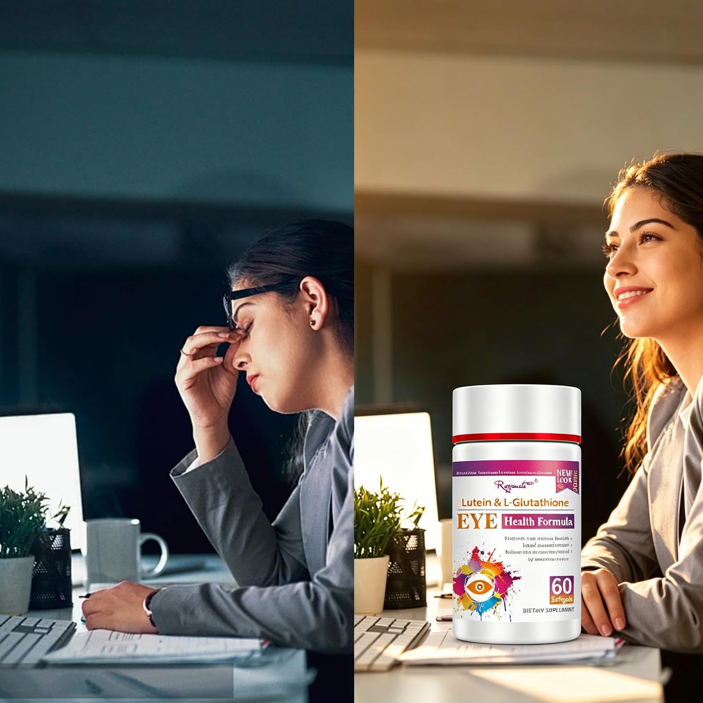 RoyaVita Lutein & L-Glutathione Softgel 120 Softgels