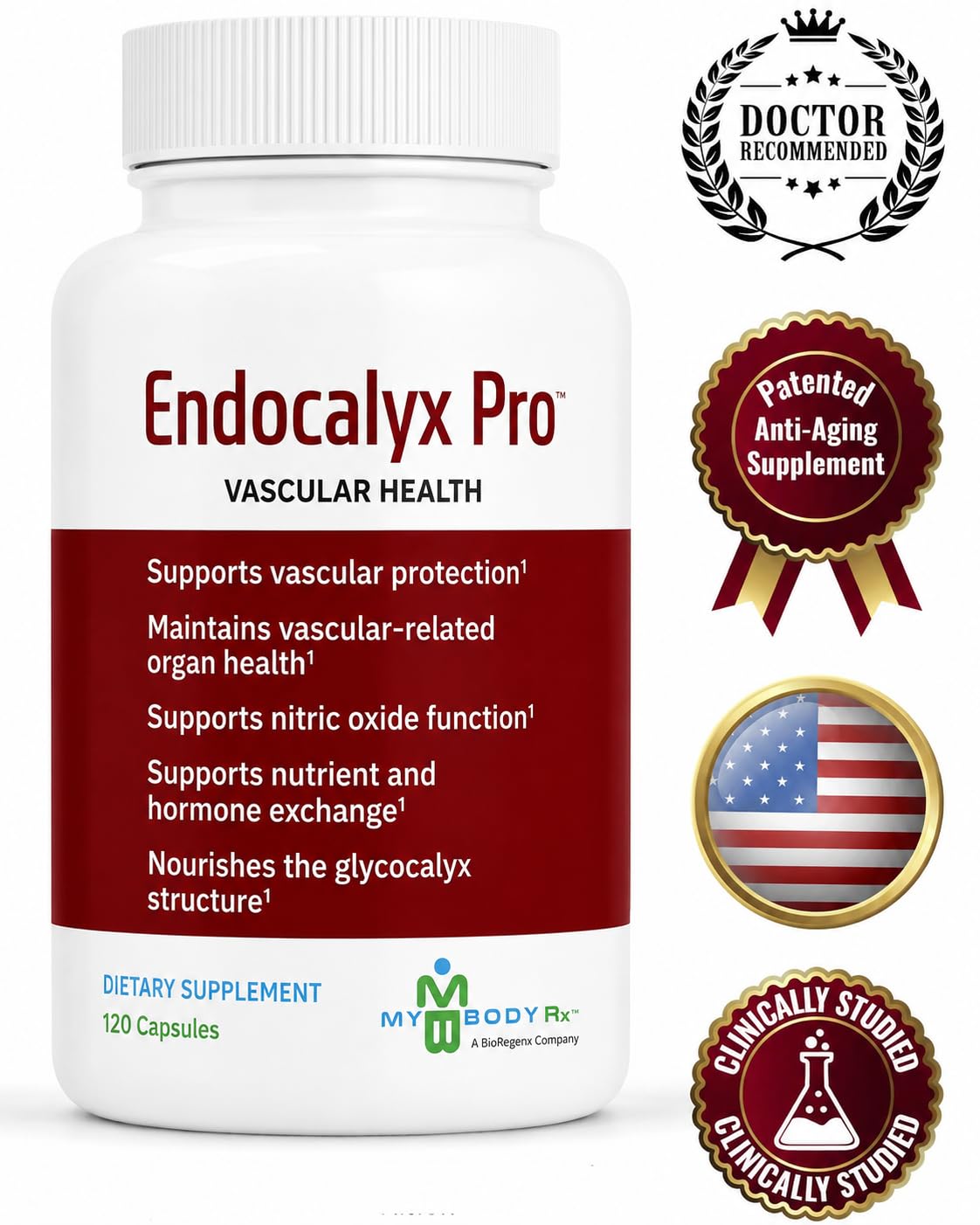 MYBODYRX Endocalyx Pro Endothelial Glycocalyx Supplement Capsule 120 Capsules
