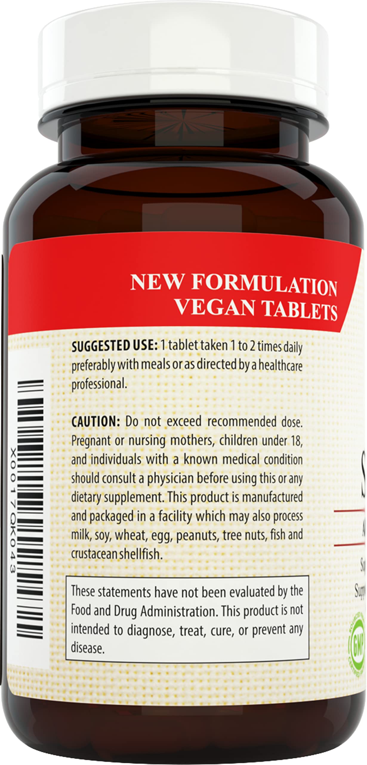 Nature's Potent Beta Sitosterol 500 mg Capsules, 90 Count