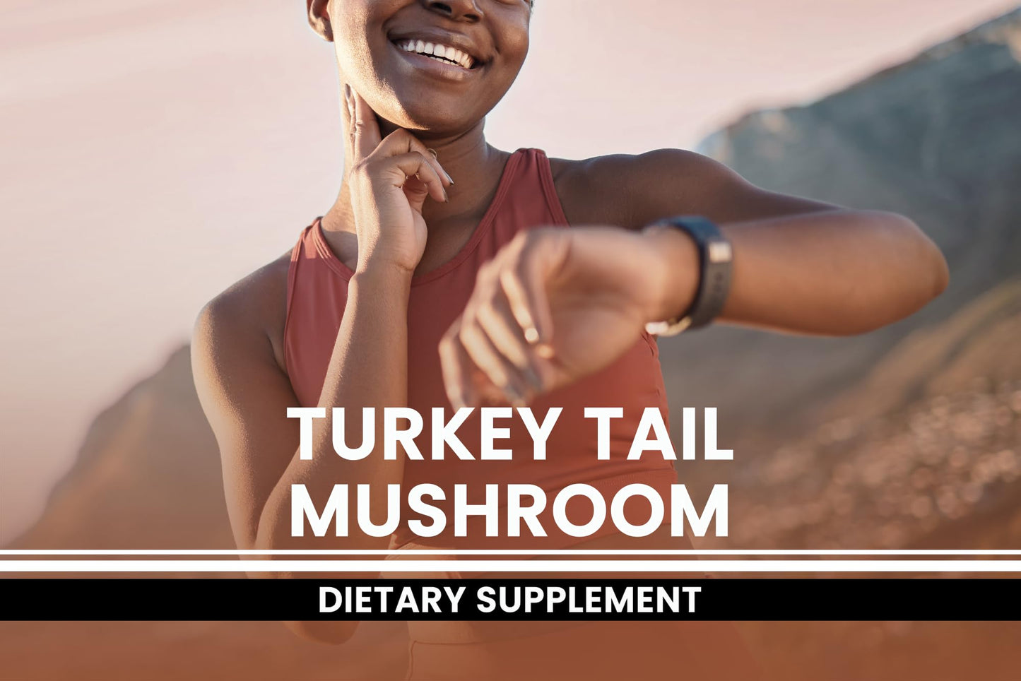 PURE ORIGINAL INGREDIENTS Turkey Tail Mushroom Capsules, 365