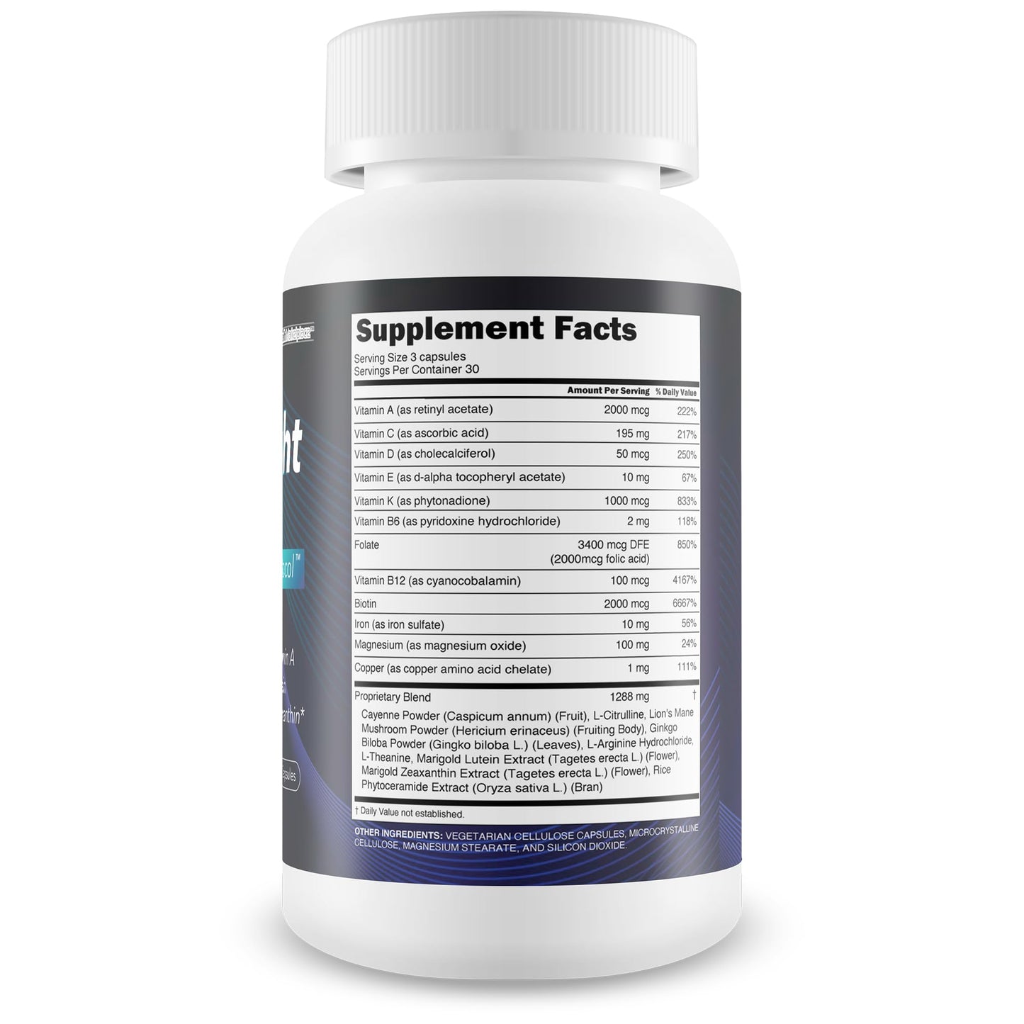 Happy Health Marketplace Eyesight Ice Berry Protocol Lutein Zeaxanthin Capsules, 90 Count
