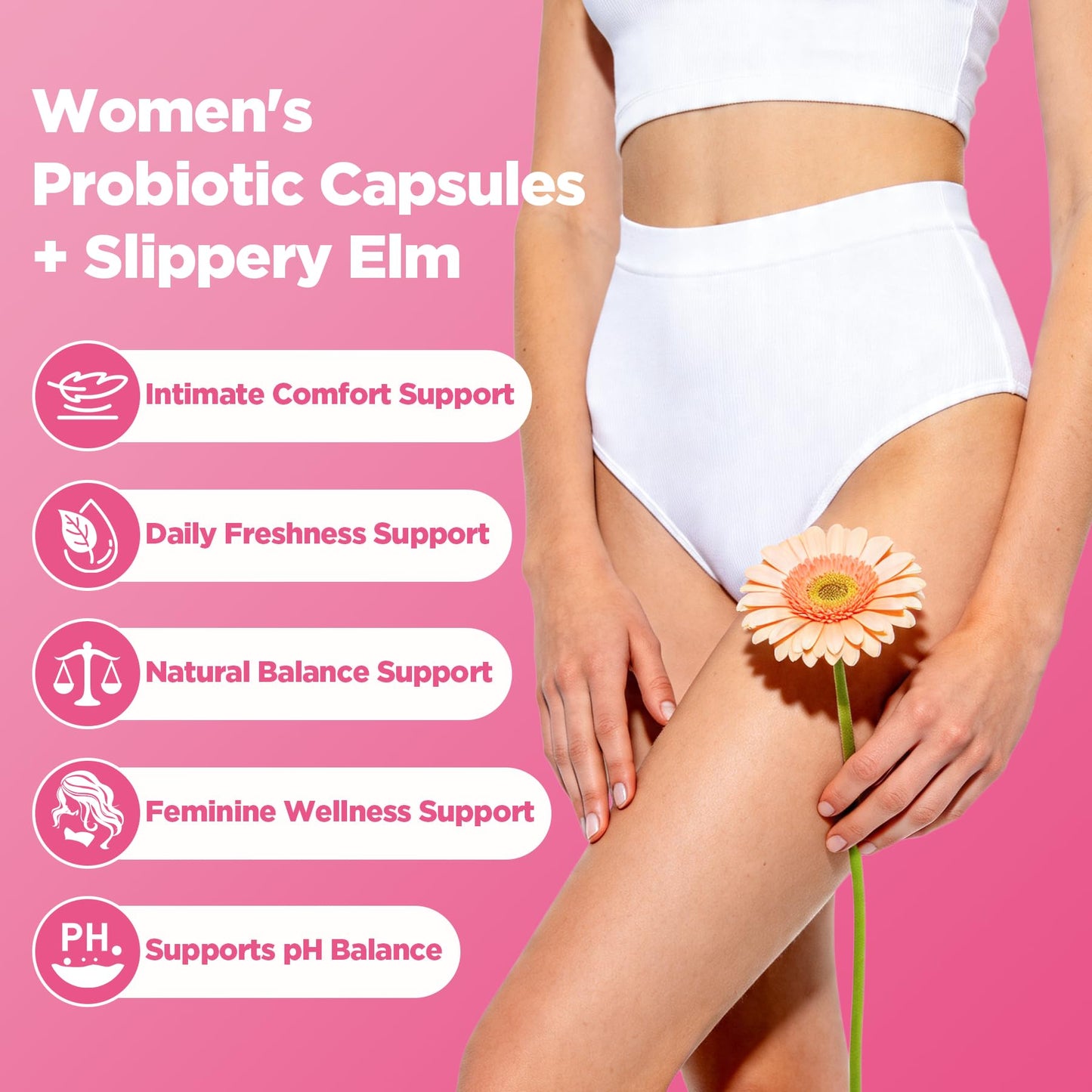 Laicuherb Women's Probiotic Gummies 60 Count