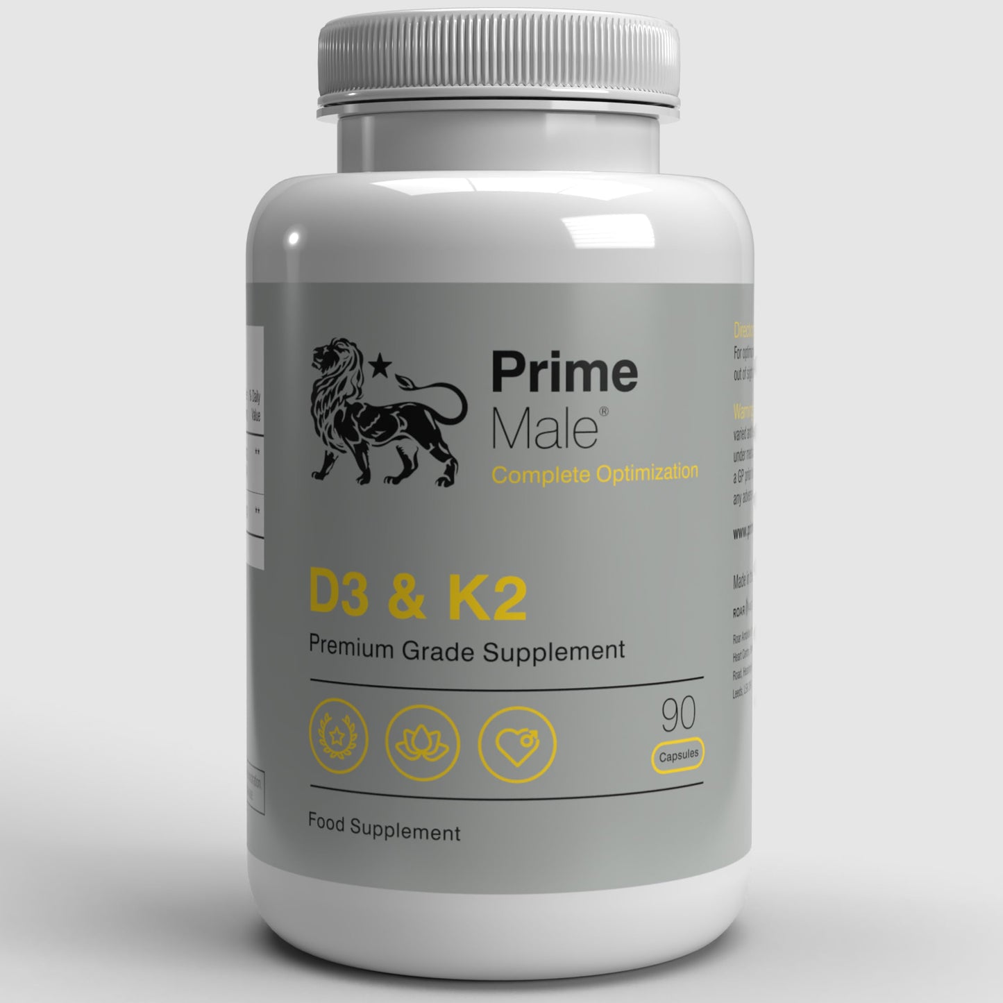 Prime Male D3 & K2 Capsule 1 Count