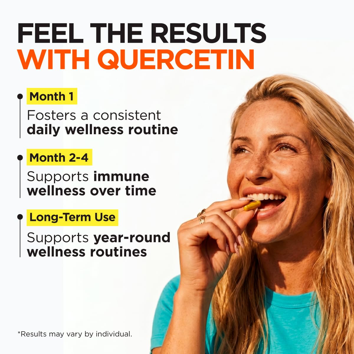 Gya Labs Quercetin with Bromelain Capsules - 80 Count