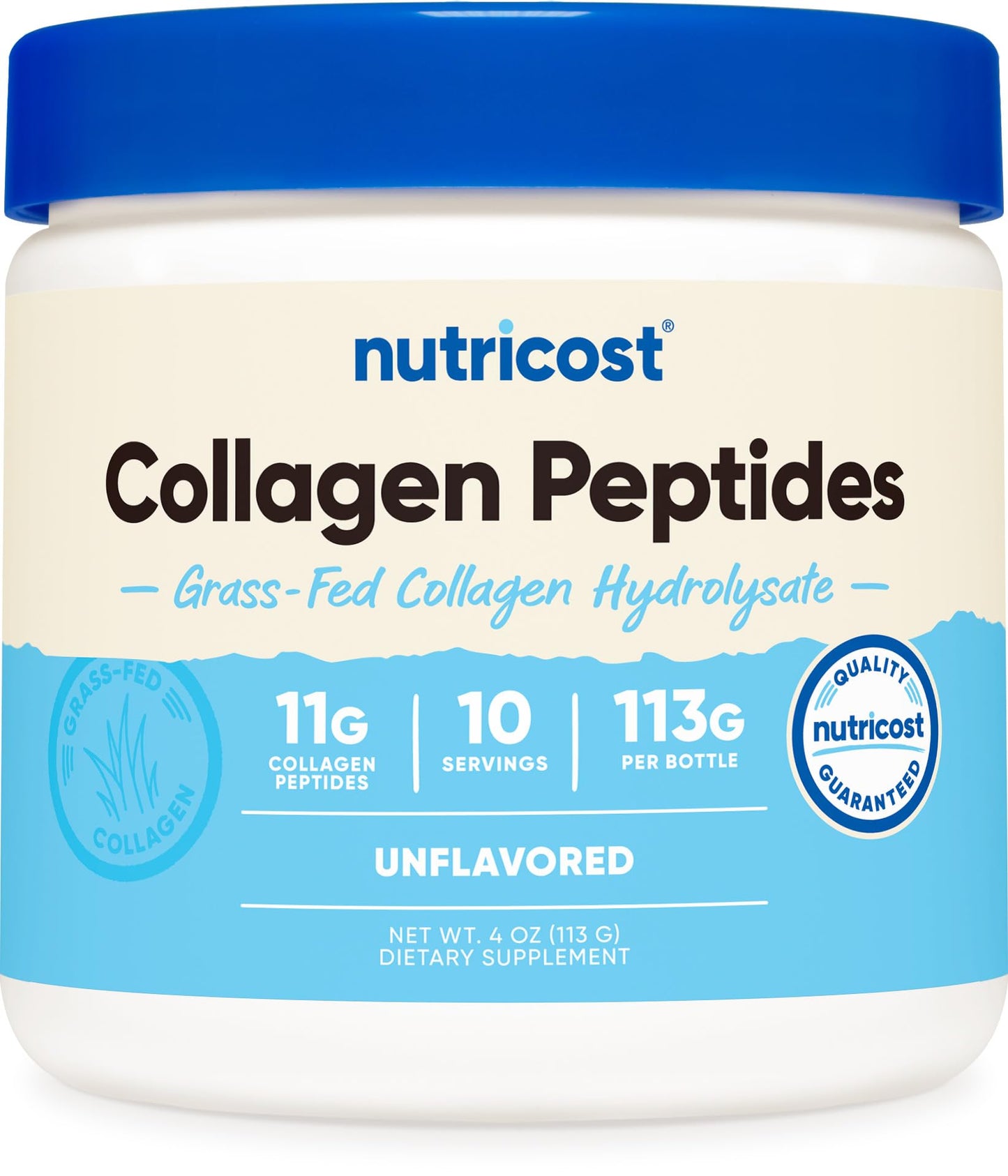 Nutricost Collagen Peptides Powder 4 oz