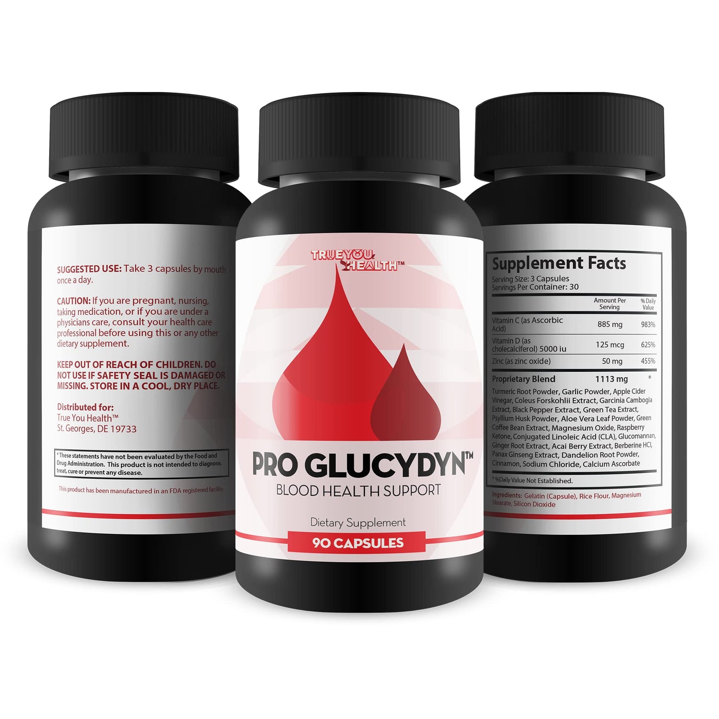 Generic Pro Glucydyn Blood Health Support Supplement Capsule, 1 Count