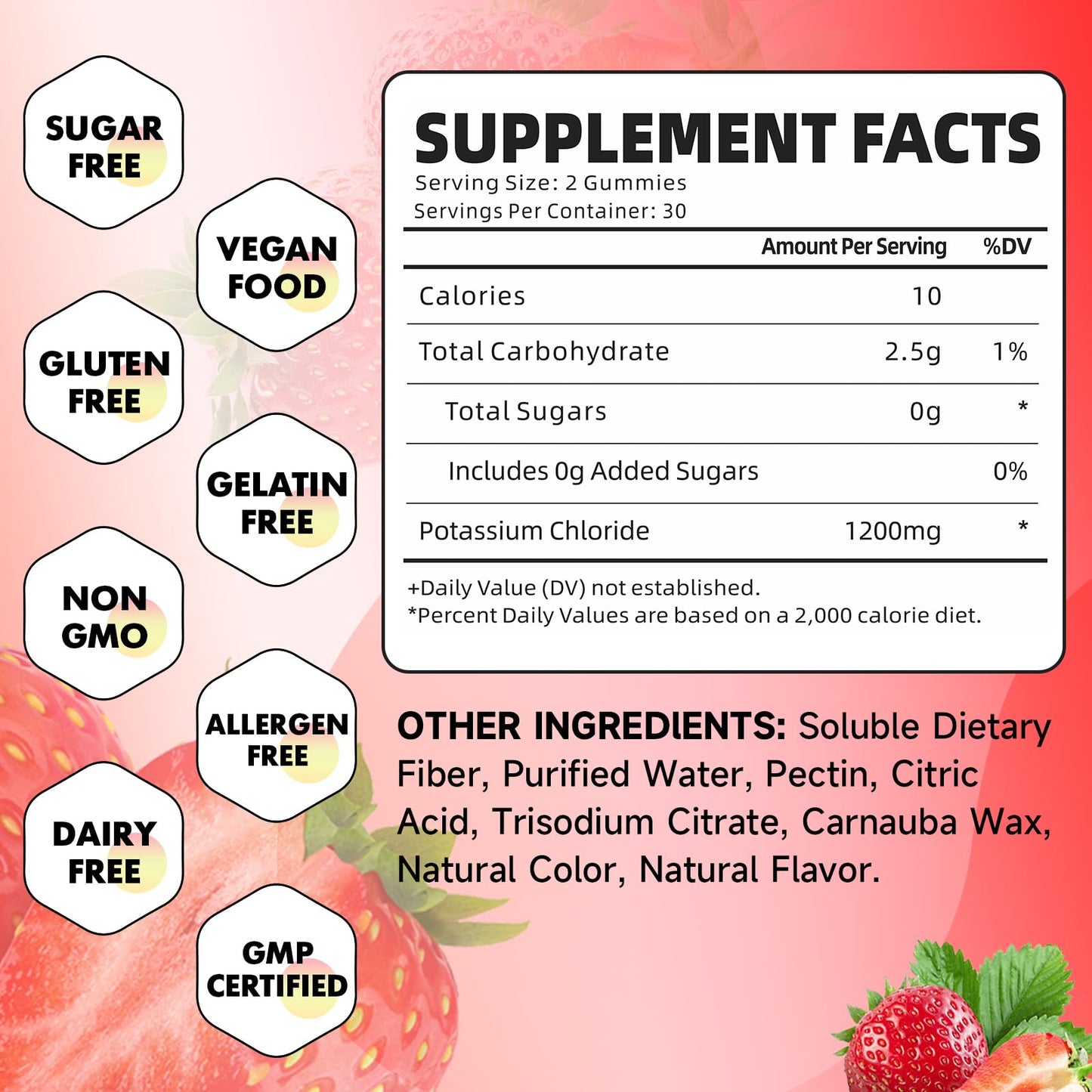 GrnLife Potassium Chloride Gummies 120 Count