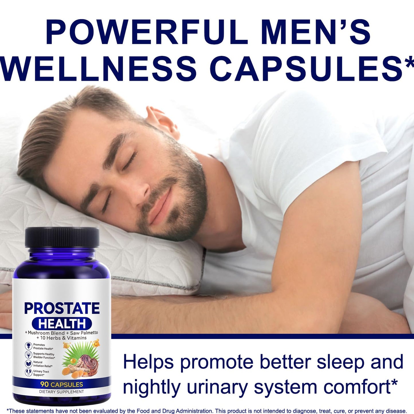 Pegciz Prostate Health Supplement for Men Capsules 90 Count