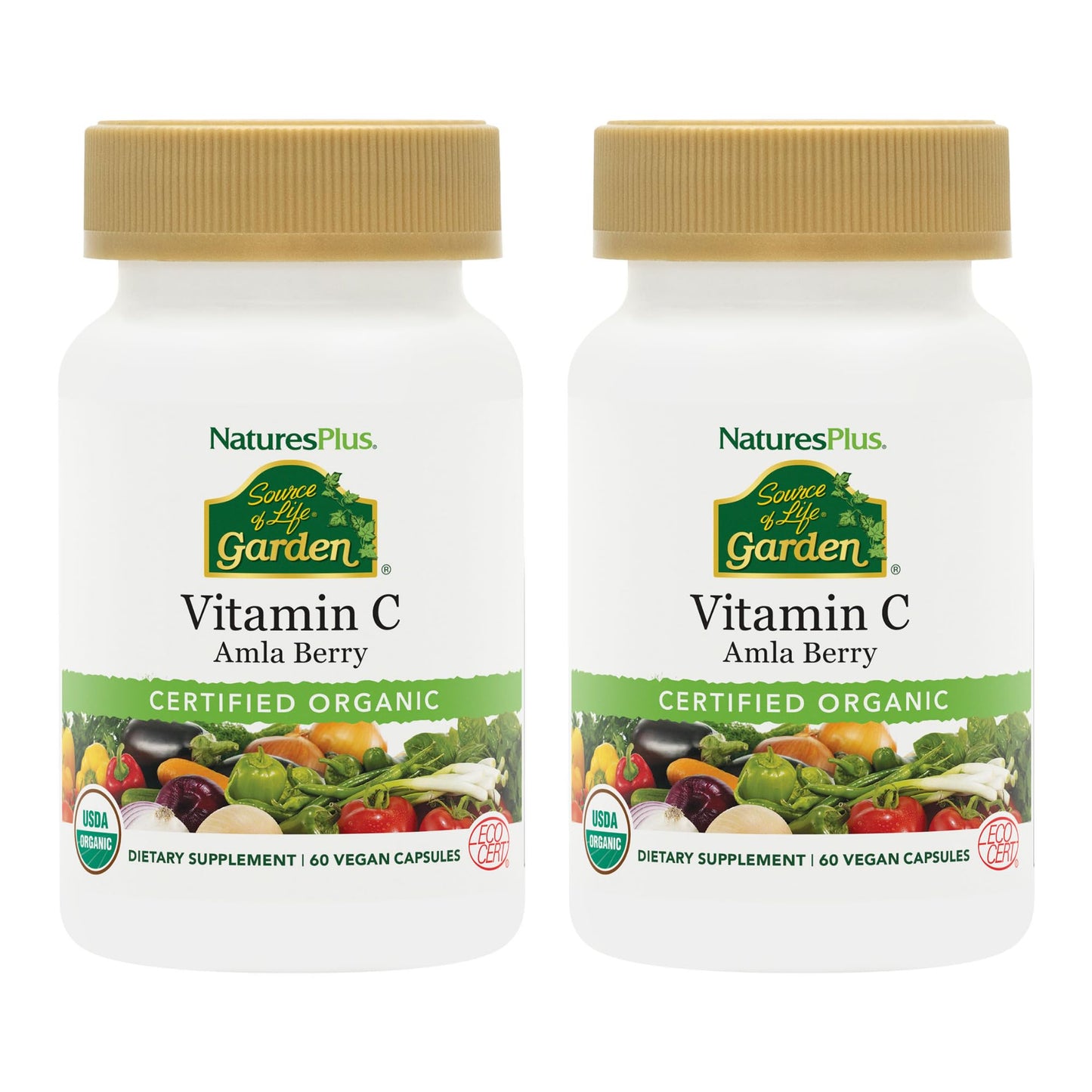 NaturesPlus Source of Life Garden Vitamin C Capsule 120 Capsules
