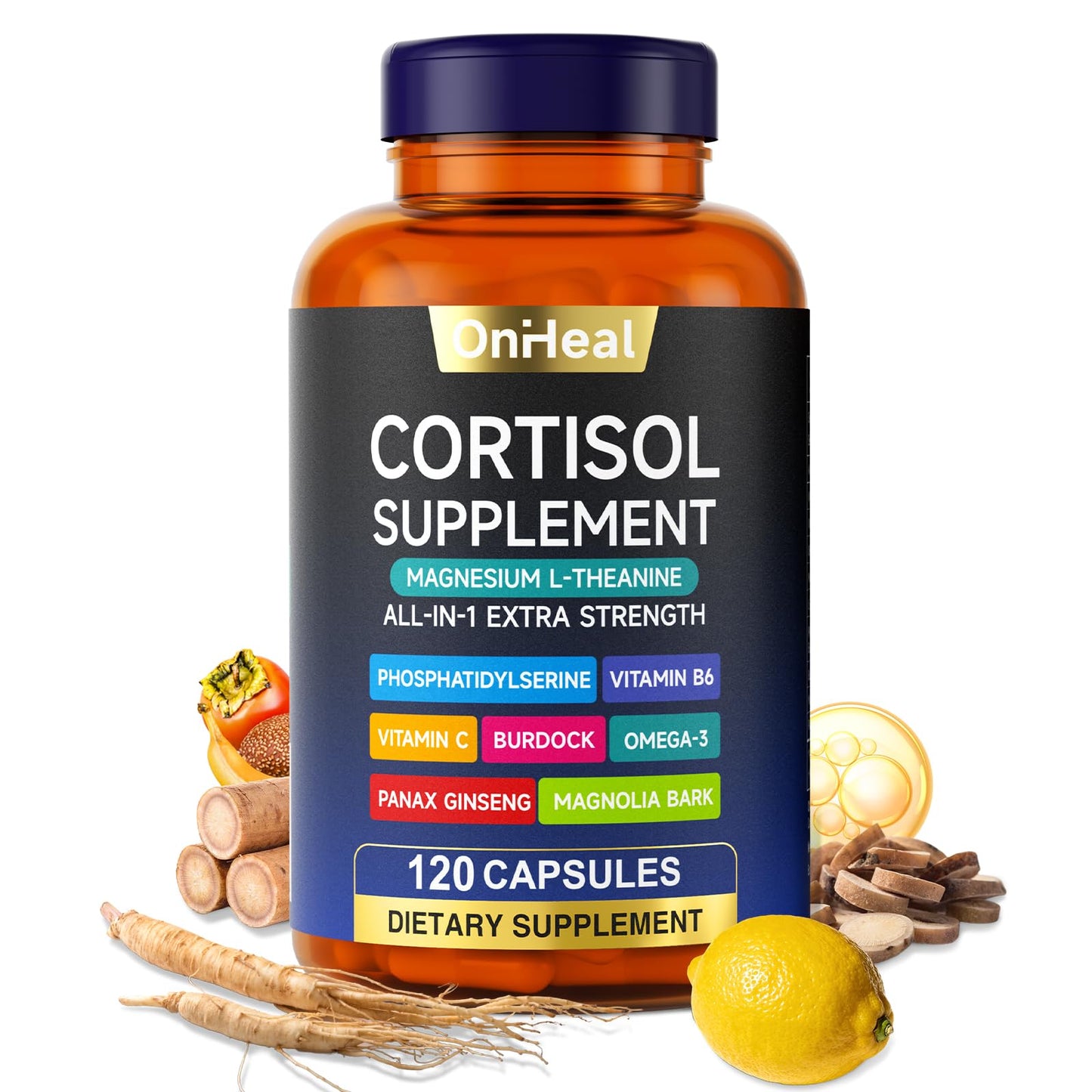 Qsbon Cortisol Reducer Capsules 120 Count