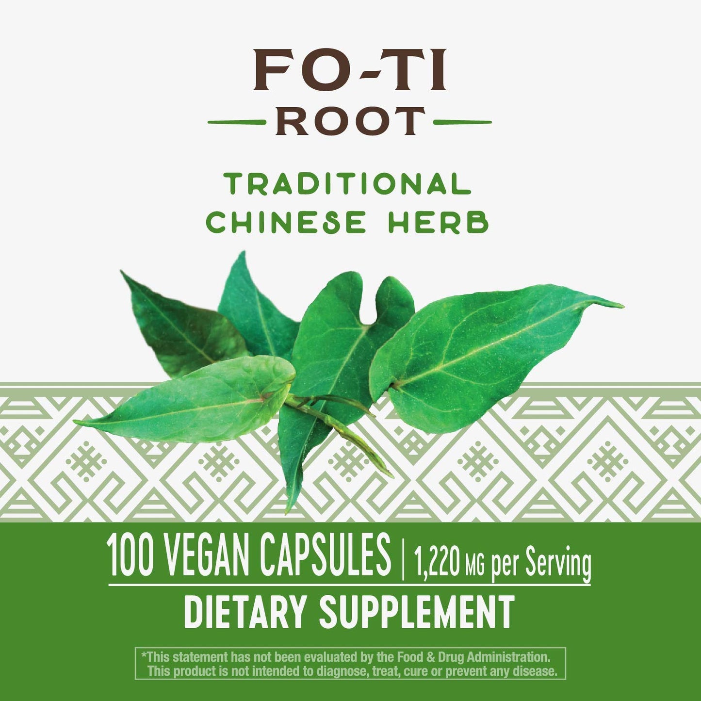 Nature's Way Fo-Ti Root Capsules, 200 Count