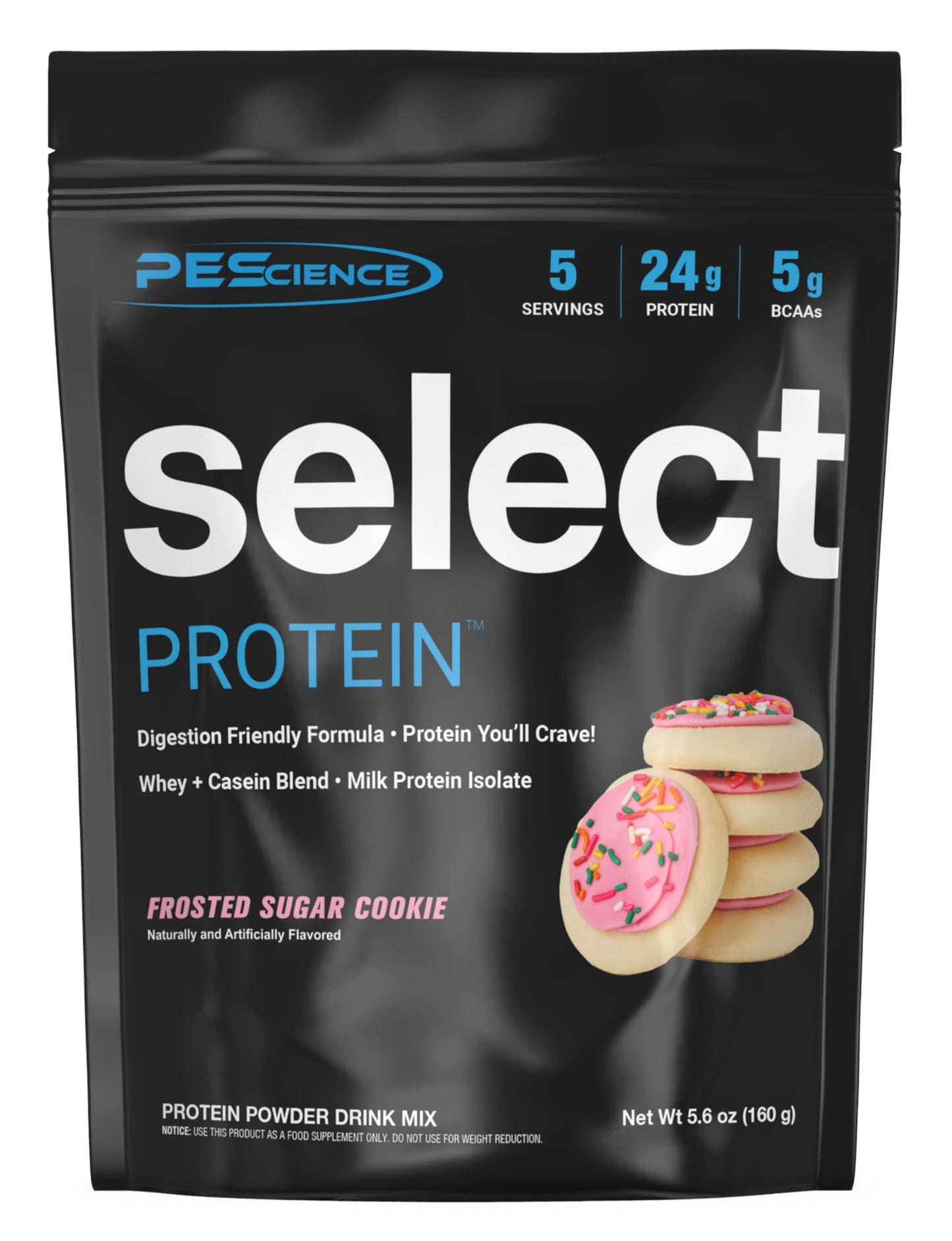 PEScience Select Protein Powder Whey and Casein Blend, 5 Servings