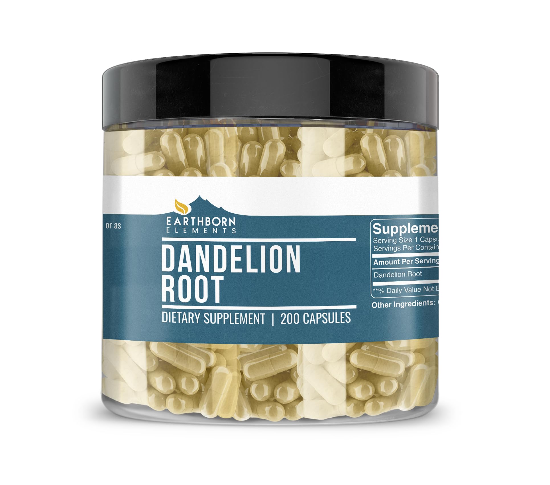 Earthborn Elements Dandelion Root 200 Capsules
