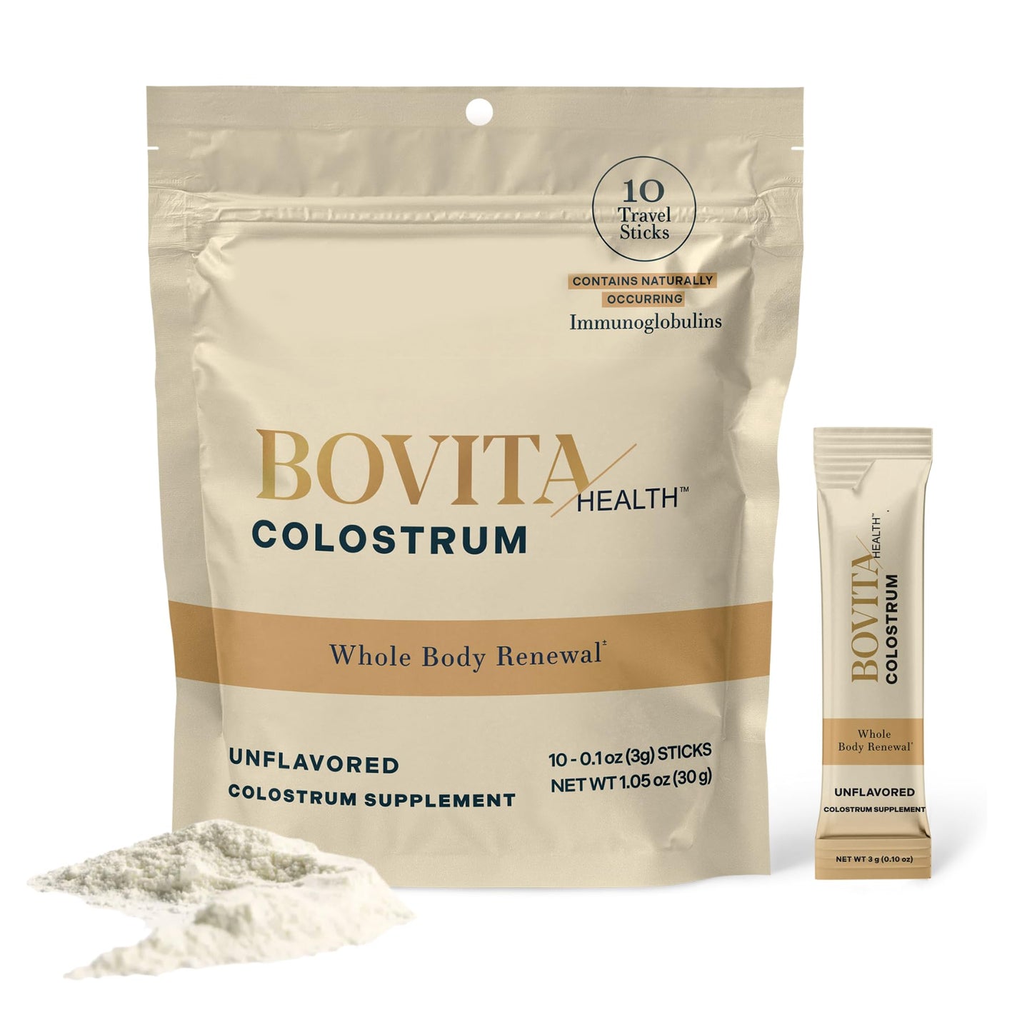 Bovita Health Colostrum Powder Supplement, 1.05 oz