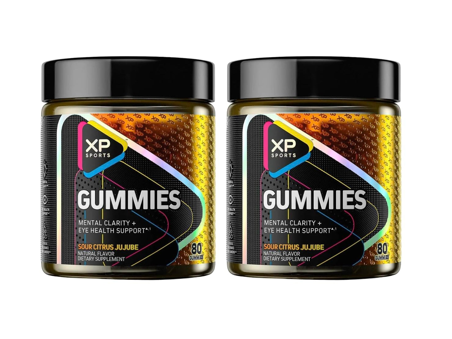 VitaBoost Performance Sports Gummies – Mental Clarity & Eye Health Support, Sour Citrus Jujube Flavor, Cognitive Focus & Vision Care Supplement Chewable, 80 Count