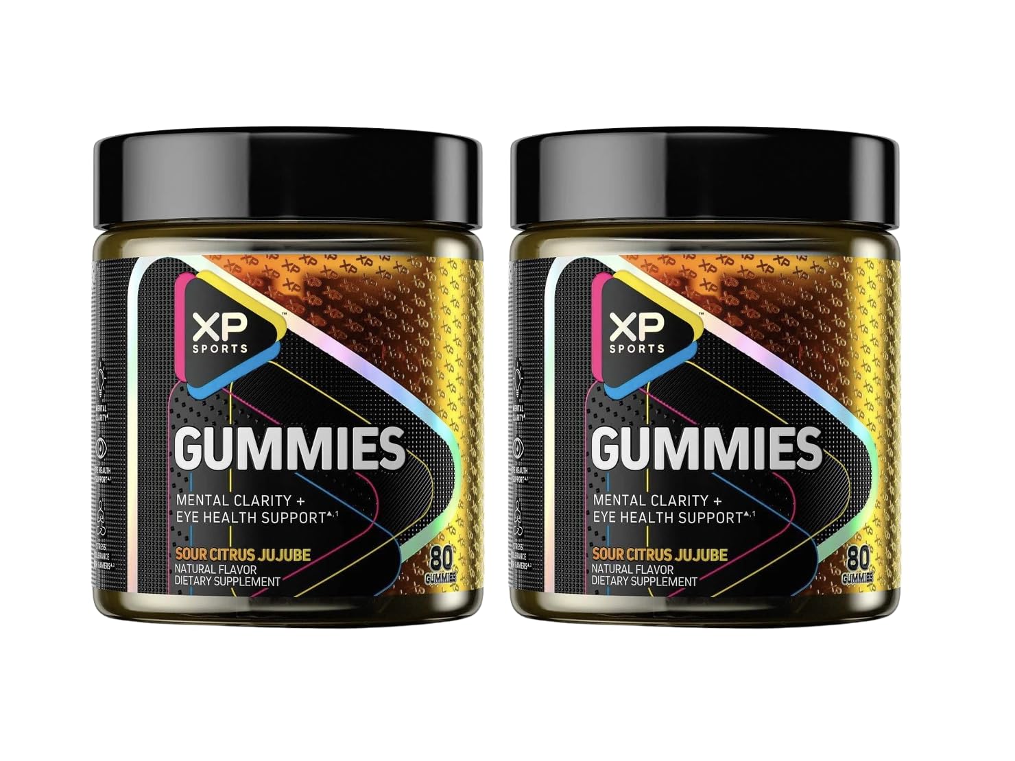 VitaBoost Performance Sports Gummies – Mental Clarity & Eye Health Support, Sour Citrus Jujube Flavor, Cognitive Focus & Vision Care Supplement Chewable, 80 Count