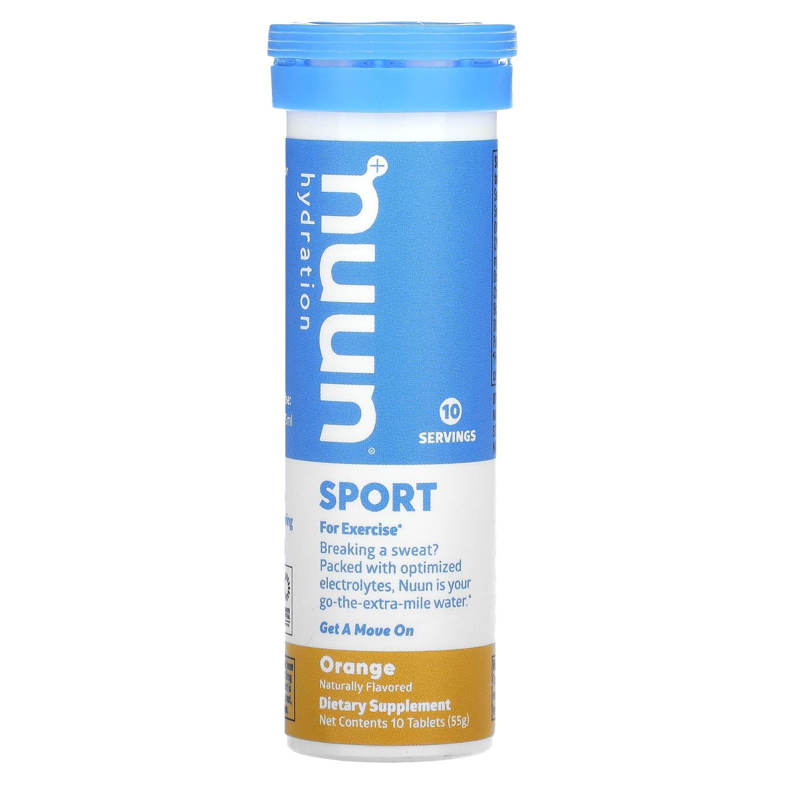 Nuun Bev Tube Orange 10 Tablets