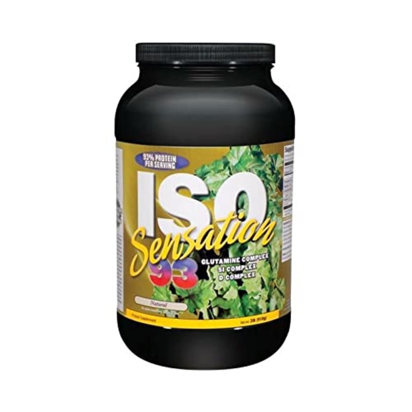 Ultimate Nutrition Iso Sensation 93 with Glutamine Complex Low Carb Whey Protein Isolate Powder, 2 Pound