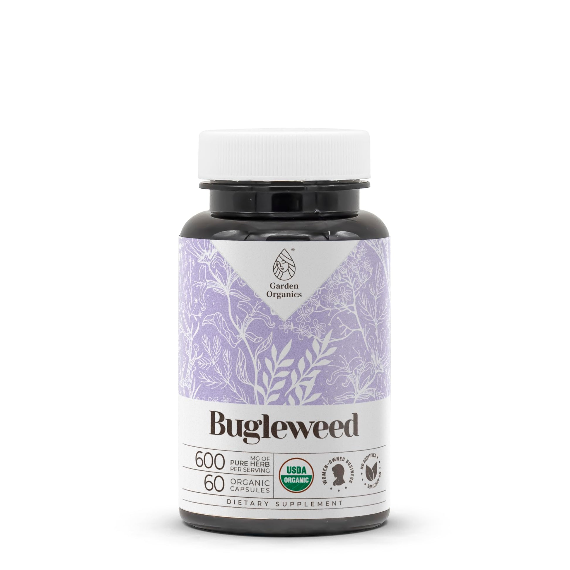 Garden Organics Bugleweed Capsules, 60 Count