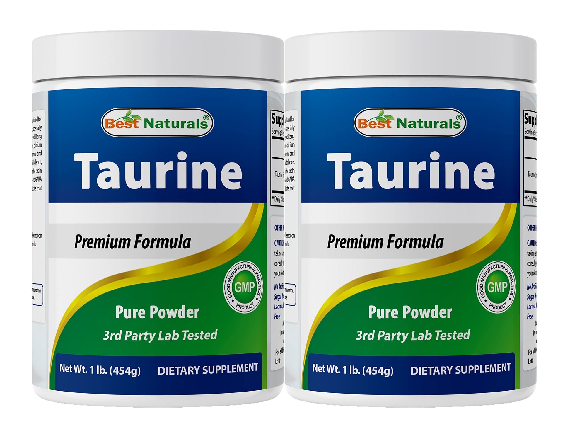 Best Naturals Taurine Powder Free Form 1000mg per Serving, 16 Servings