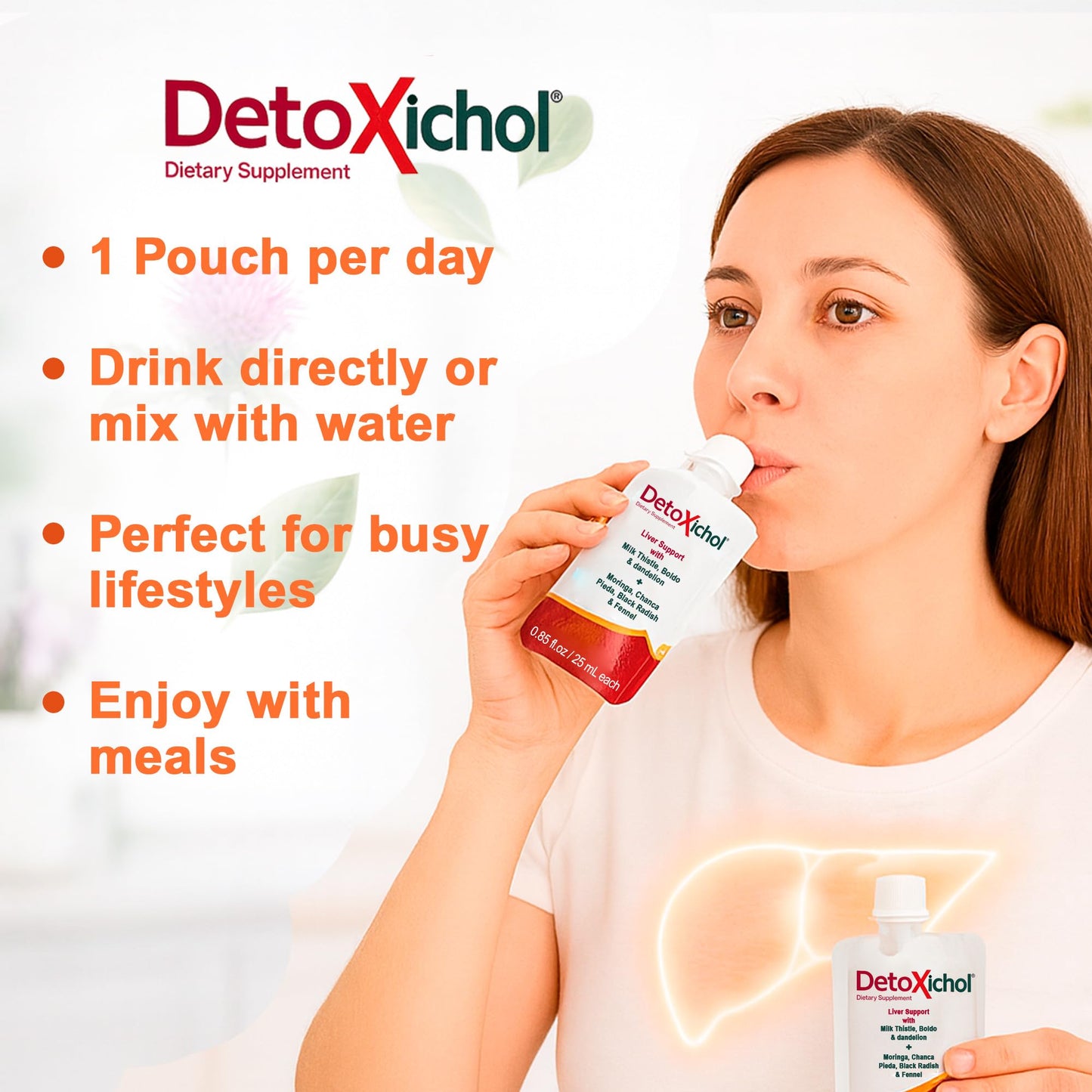Detoxichol Liver Detox Drink Powder 0.84 oz