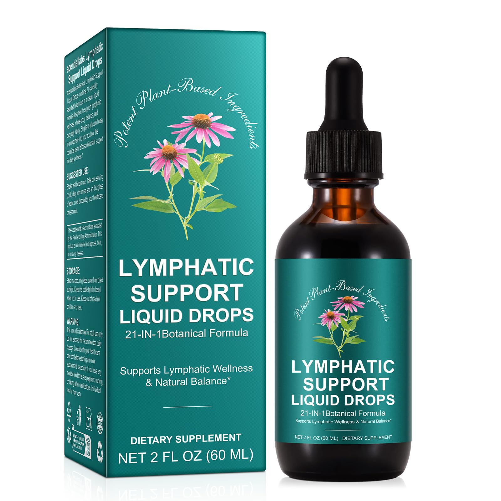 Frovetani Lymphatic Drainage Drops Softgel, 2 FL OZ