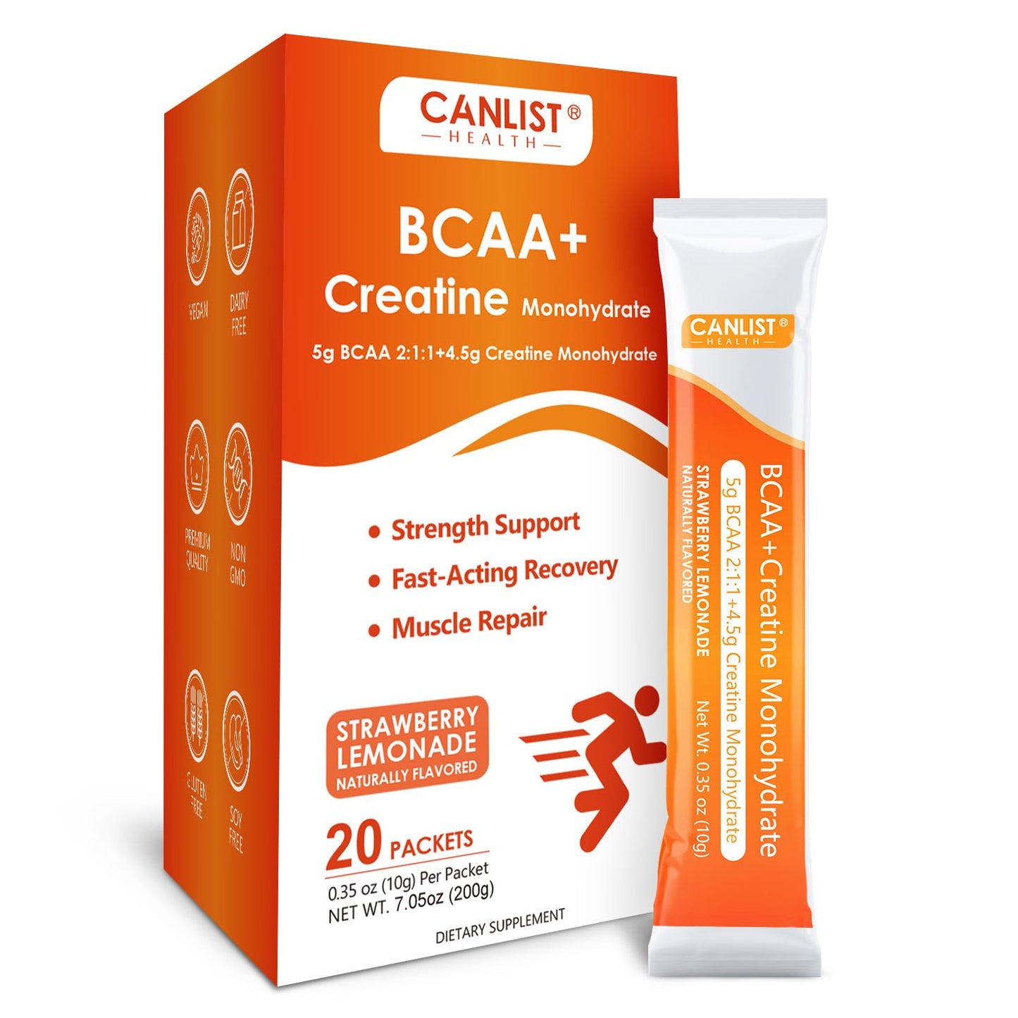 CANLIST Micronized Creatine Monohydrate Powder 5.3 Ounce